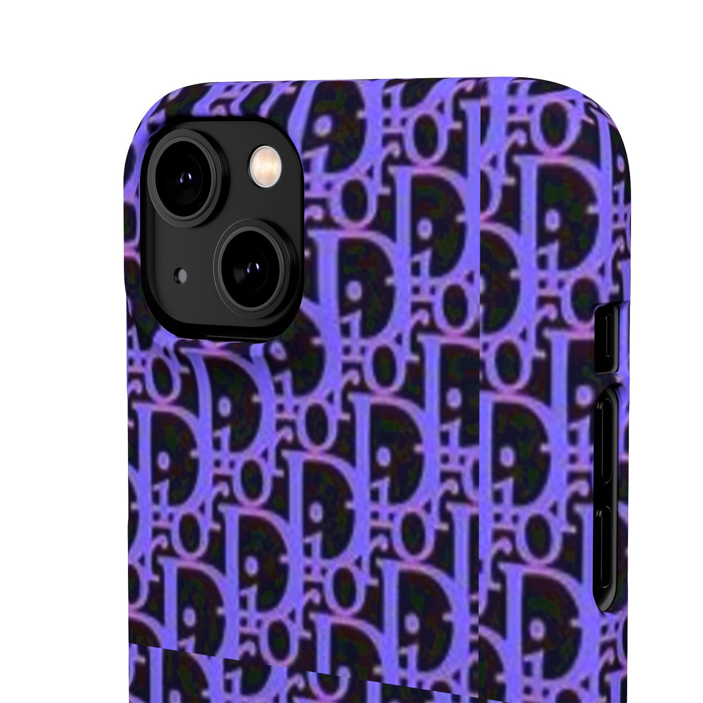 purple DIOR phone case