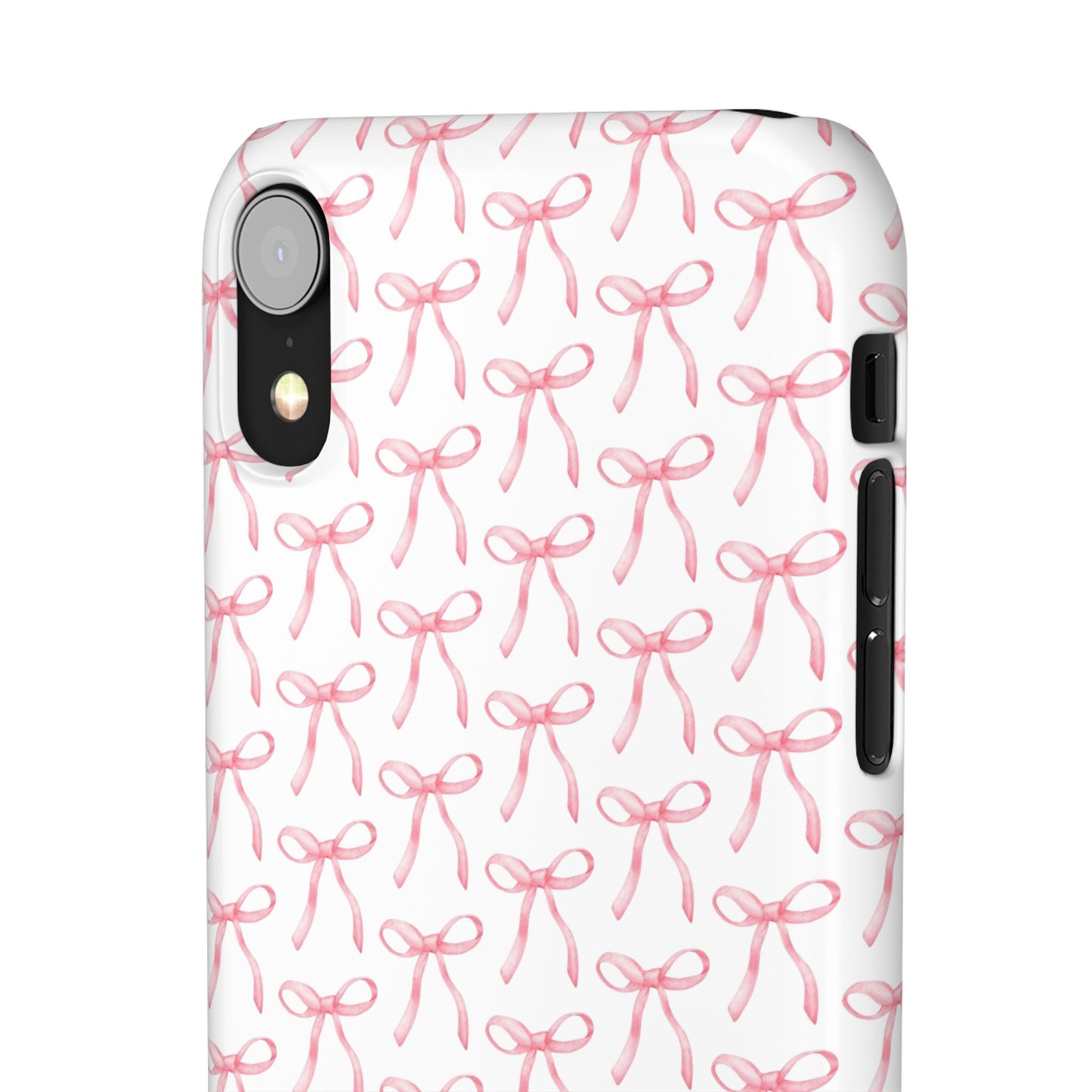 pink bow pattern phone case