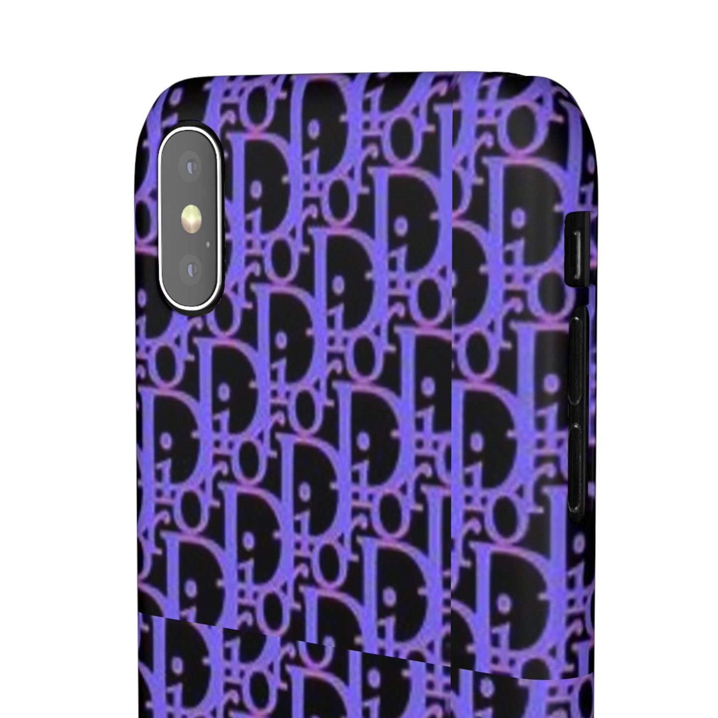 purple DIOR phone case