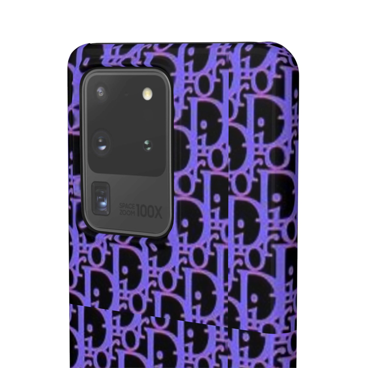 purple DIOR phone case