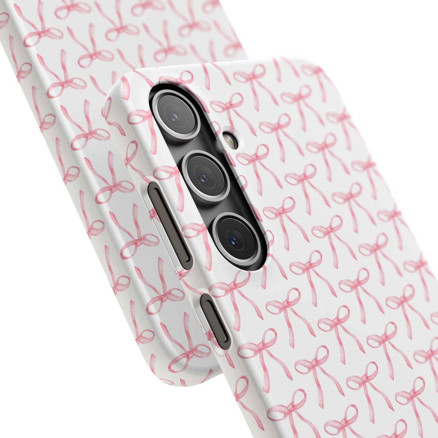 pink bow pattern phone case