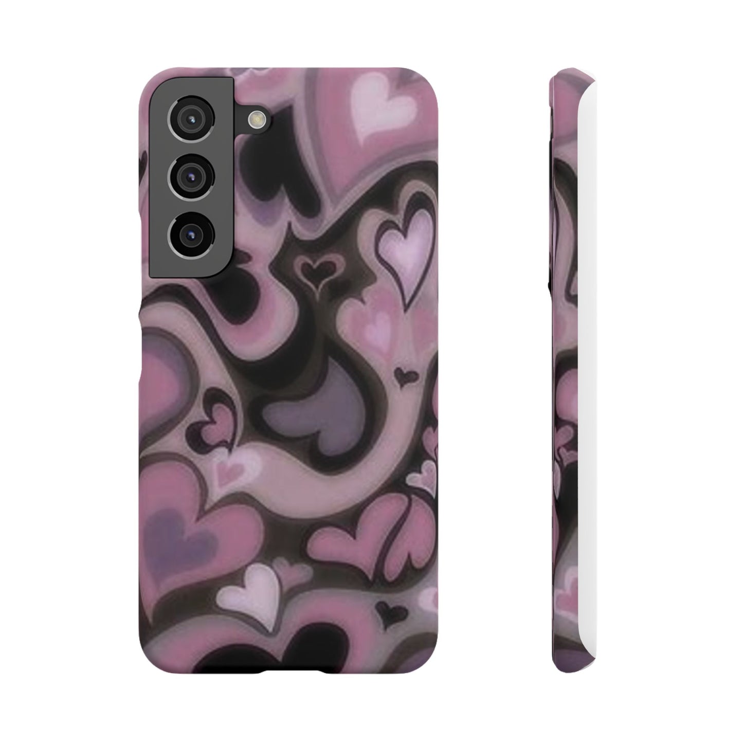 hearts pattern phone case