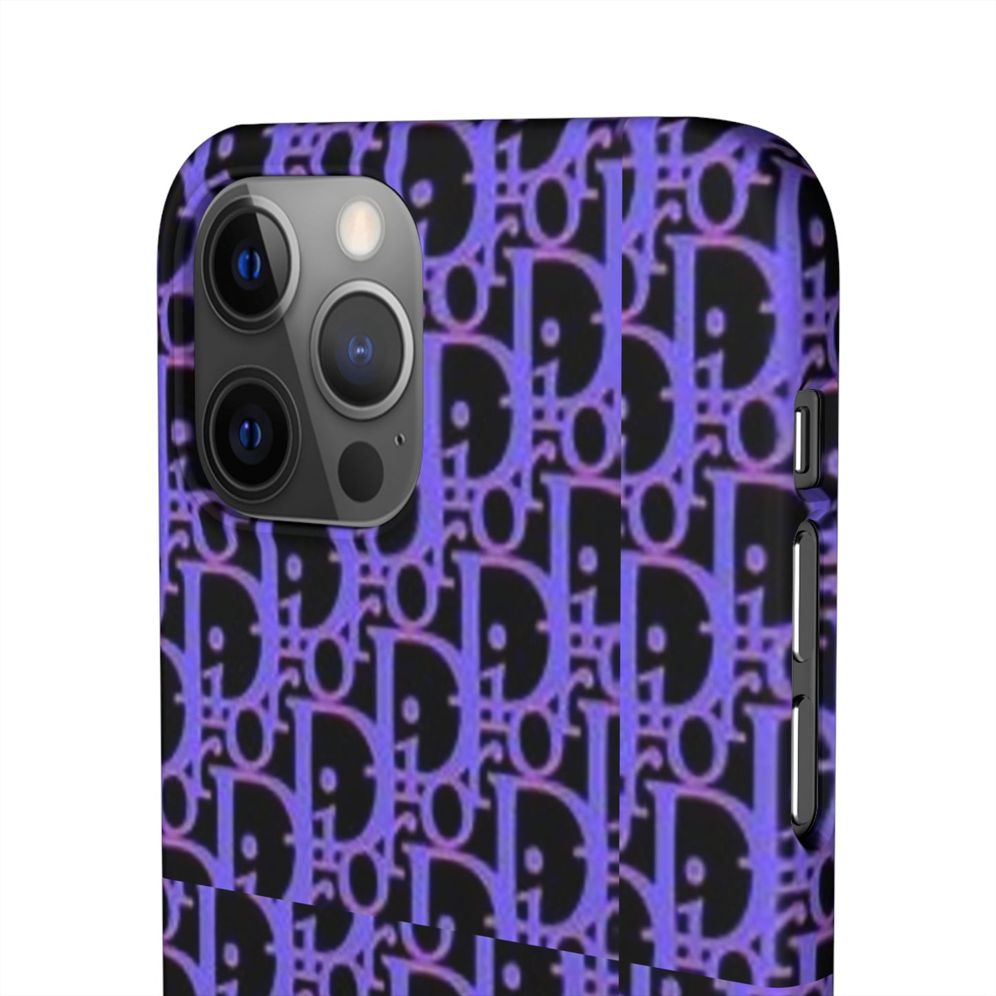 purple DIOR phone case