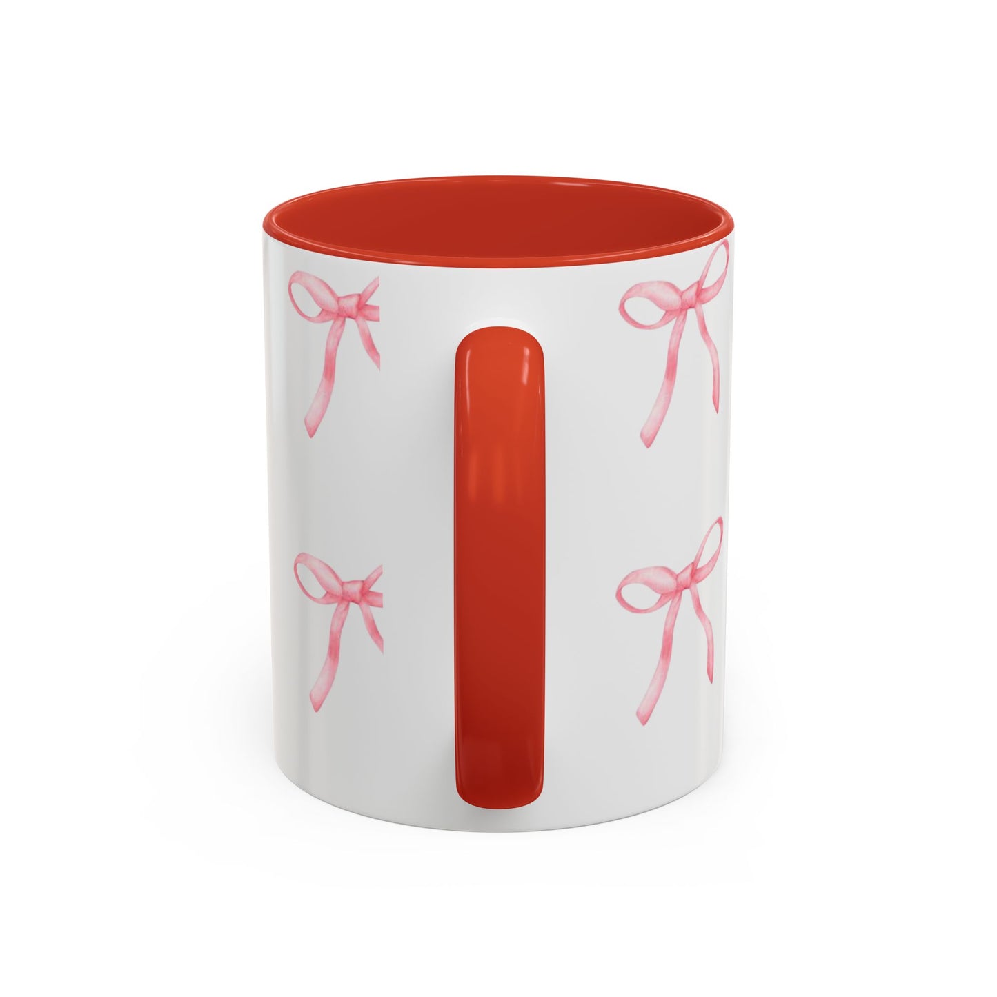 pink bow Accent Coffee Mug (11, 15oz)