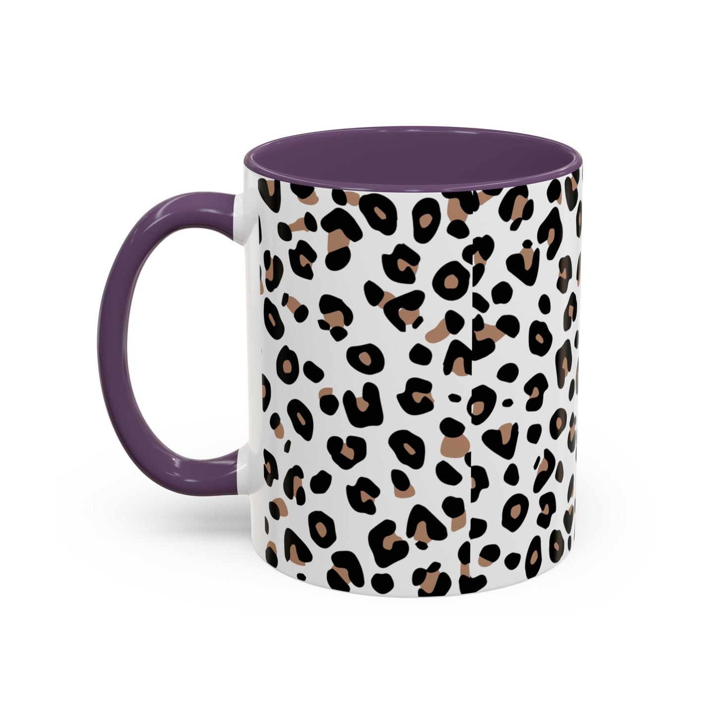 leopard print mug