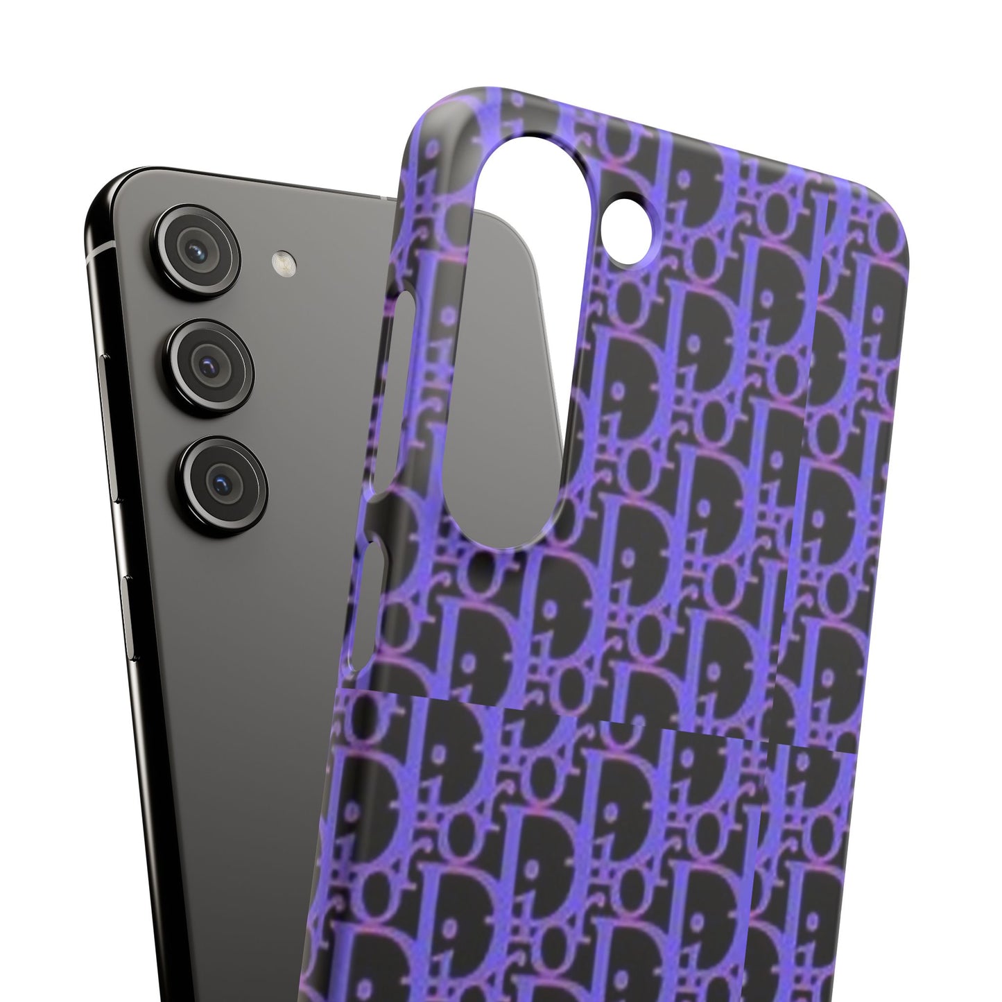 purple DIOR phone case