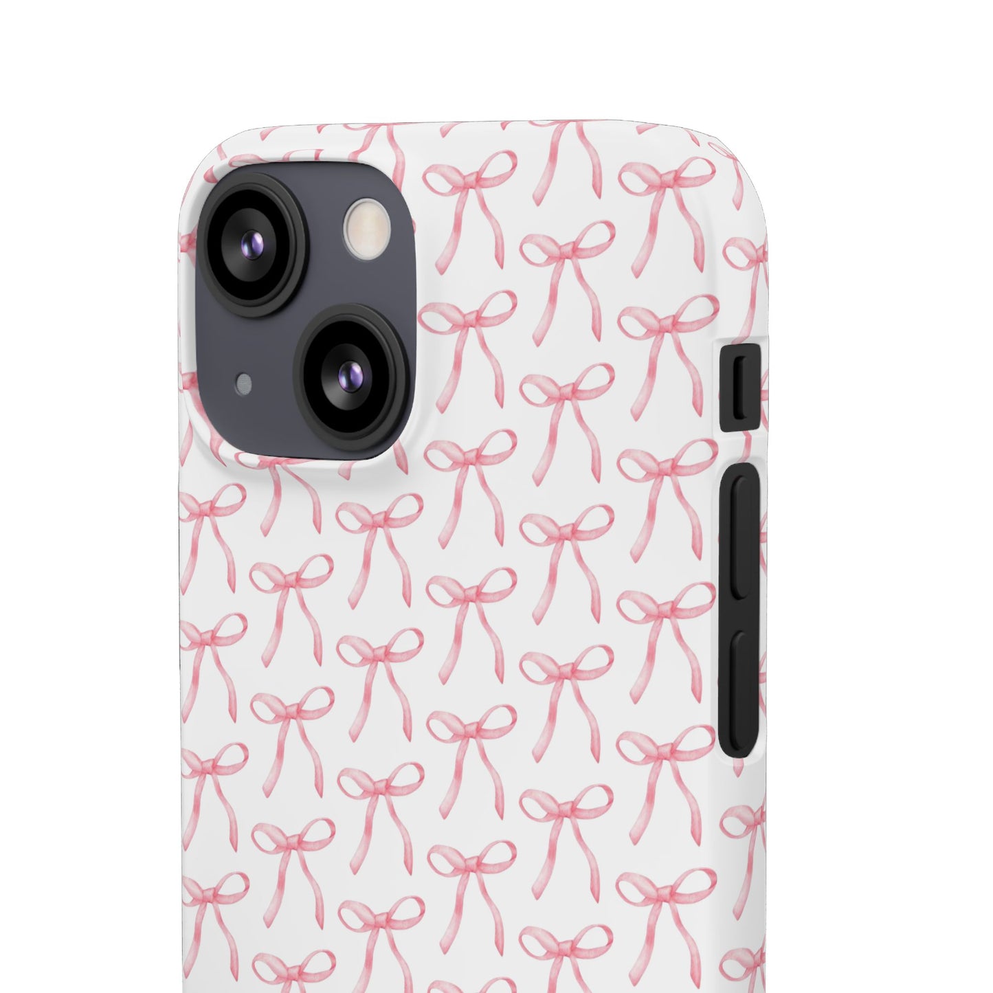 pink bow pattern phone case