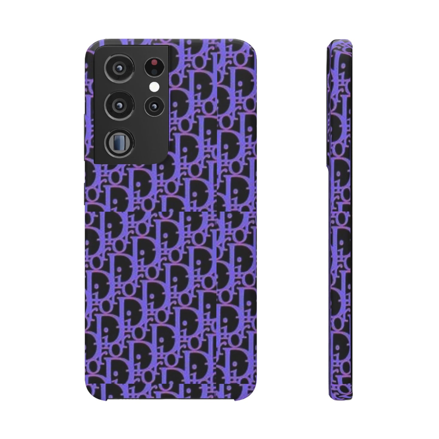 purple DIOR phone case