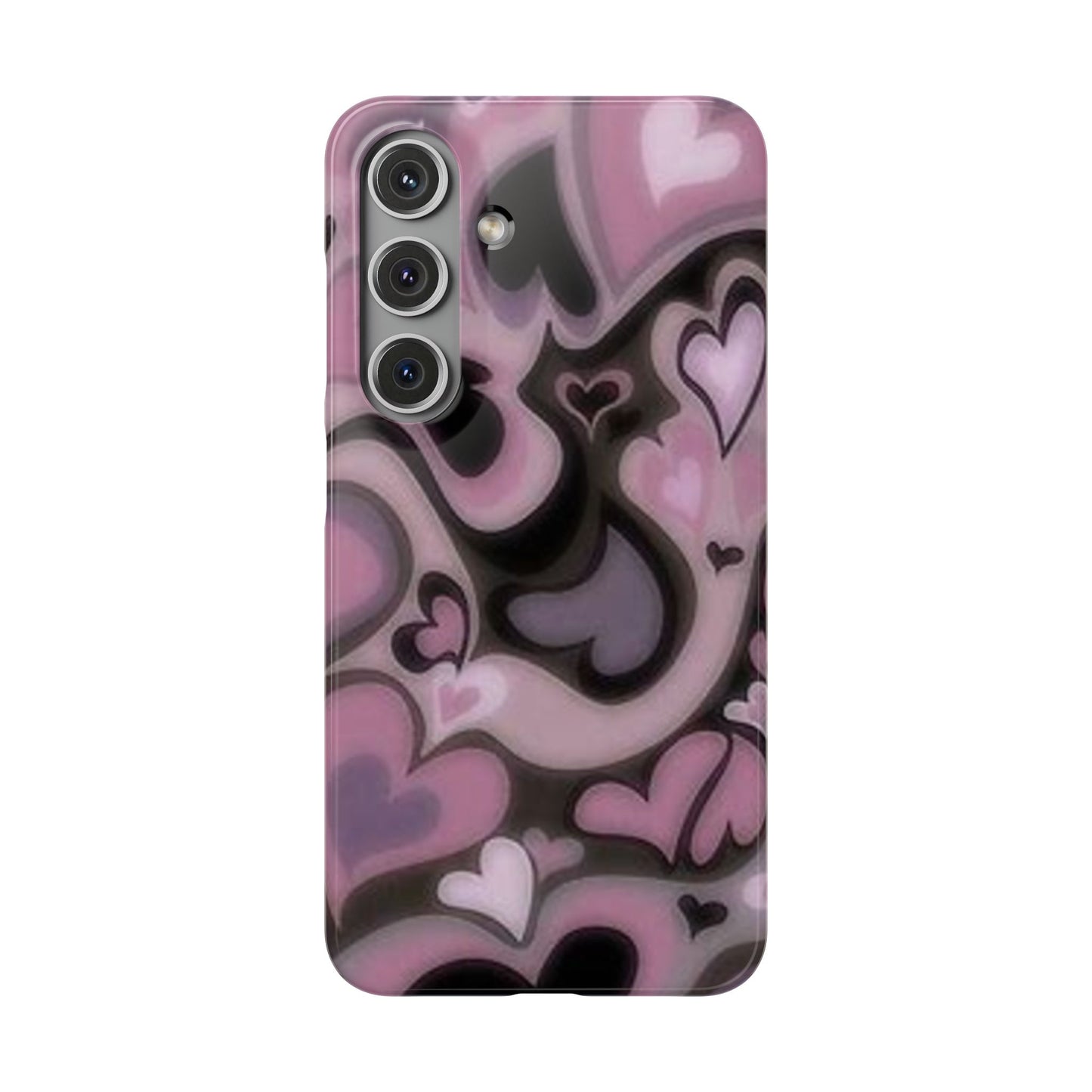 hearts pattern phone case