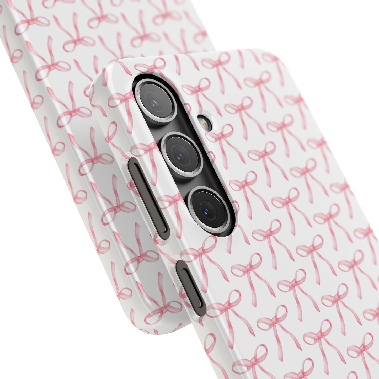 pink bow pattern phone case