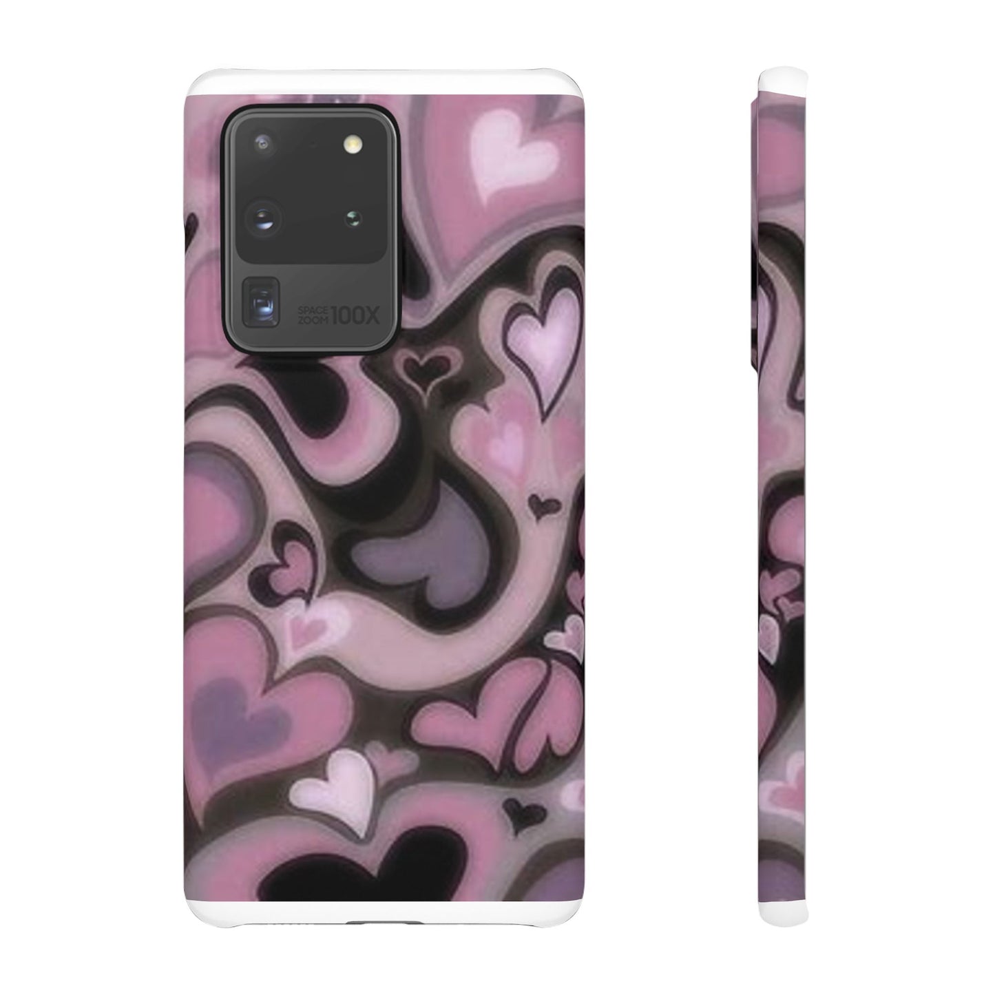 hearts pattern phone case