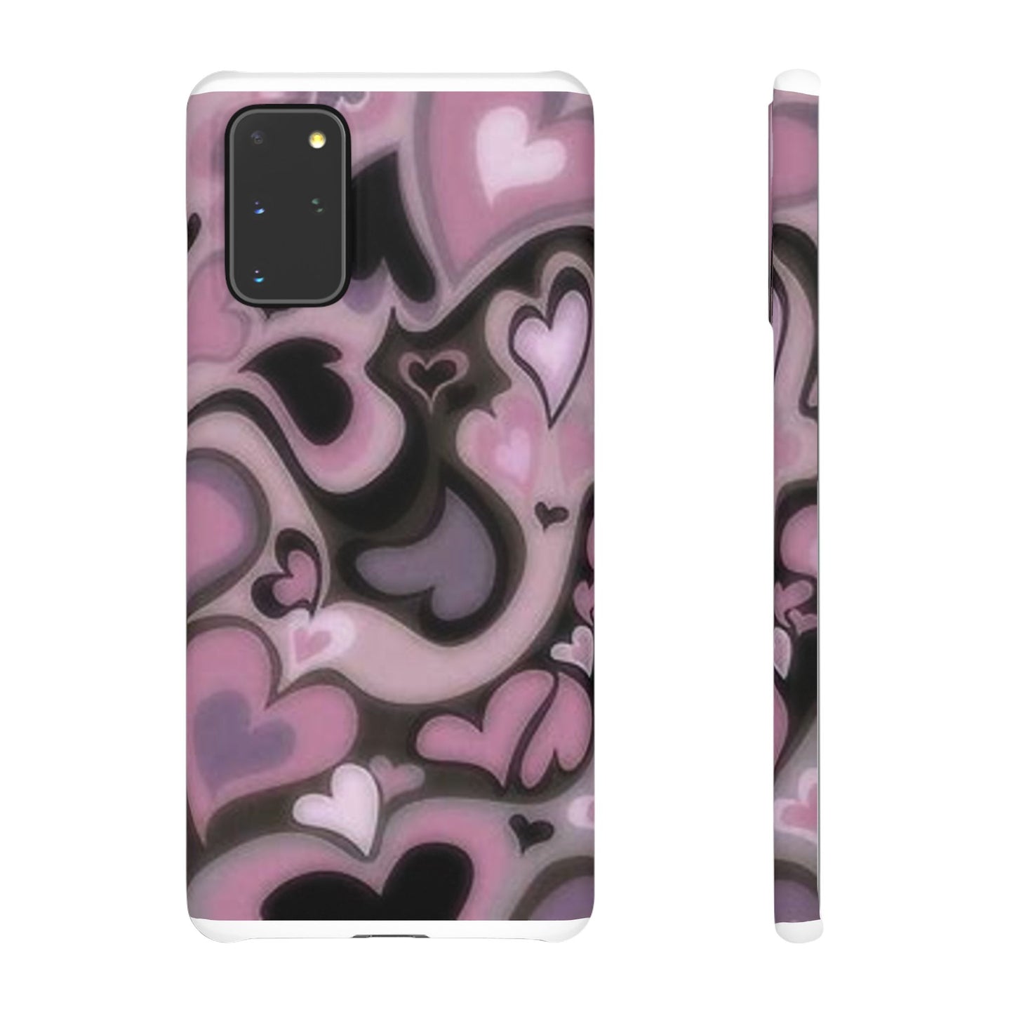 hearts pattern phone case