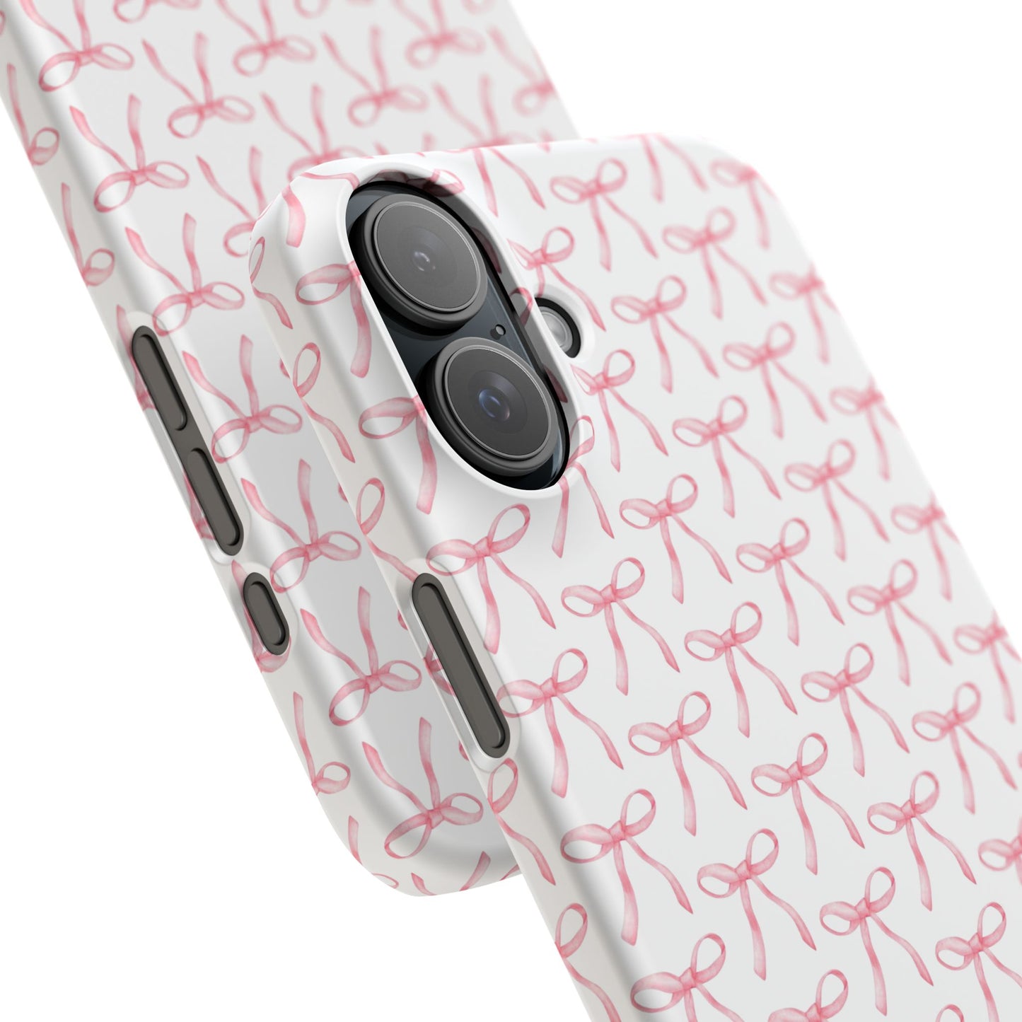 pink bow pattern phone case