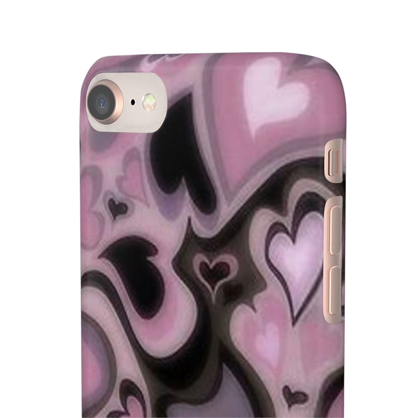 hearts pattern phone case