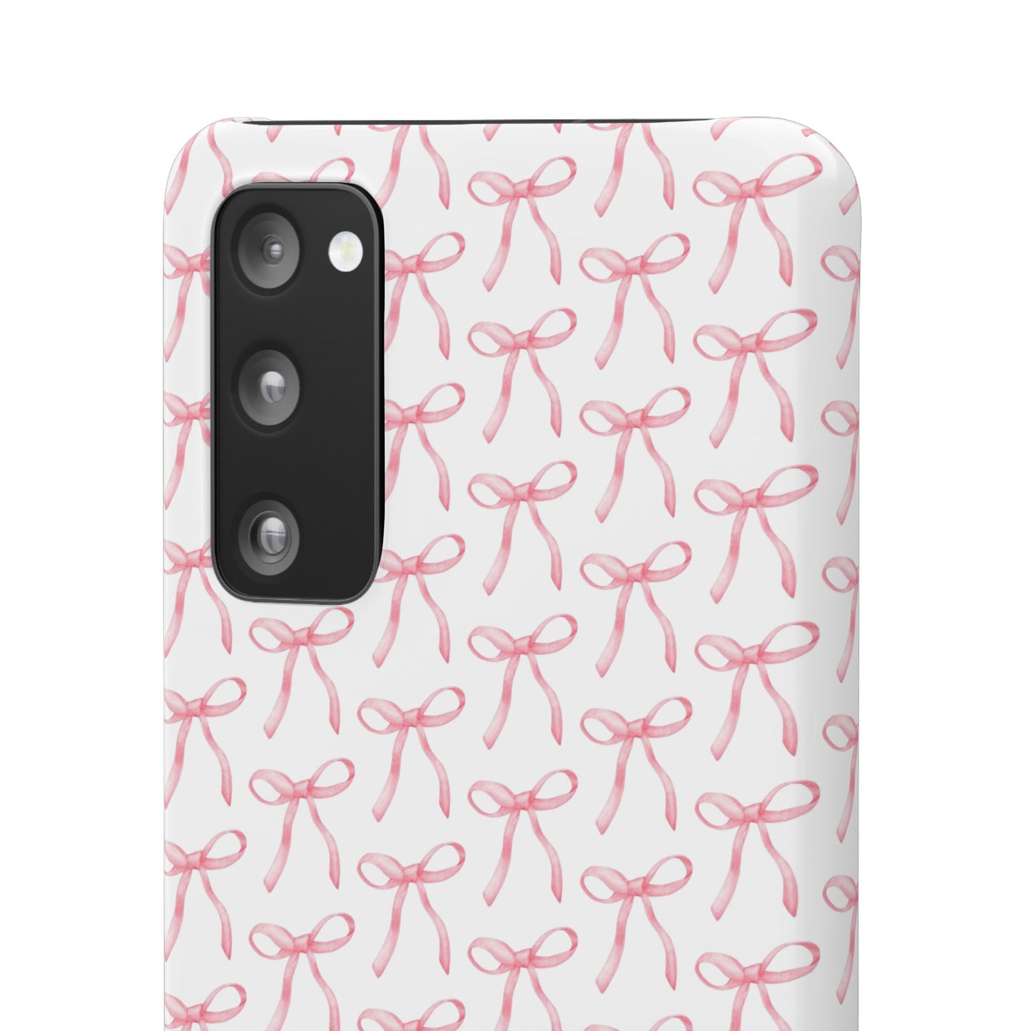 pink bow pattern phone case