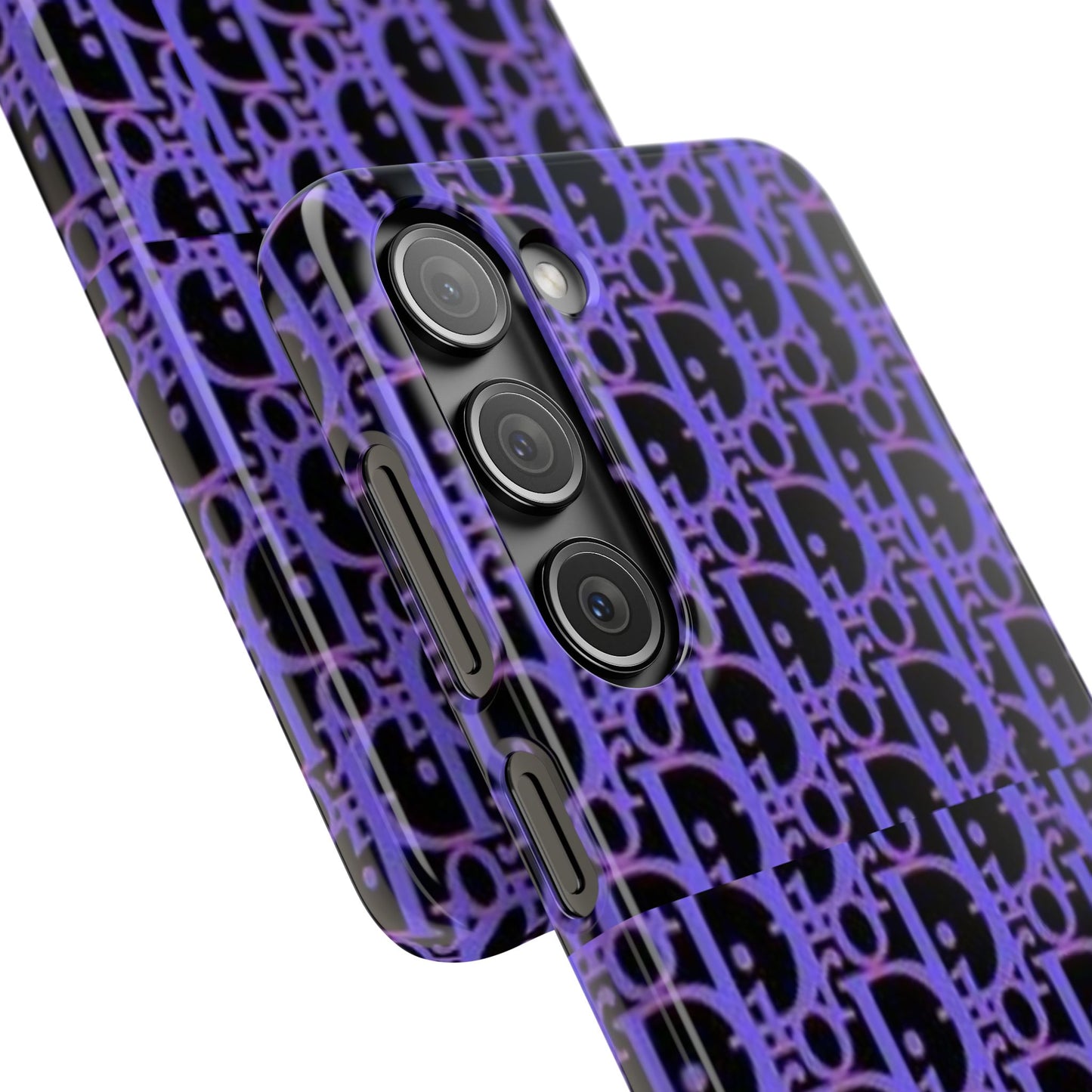 purple DIOR phone case