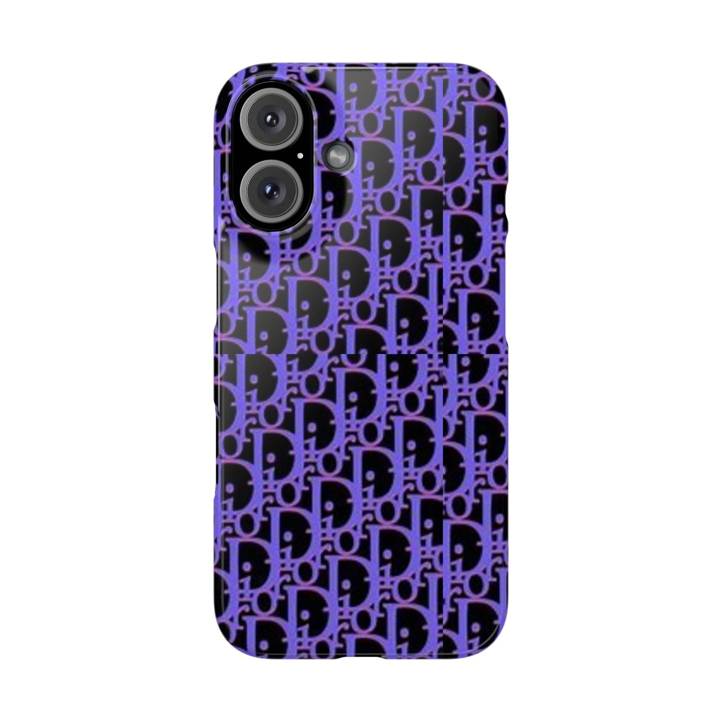 purple DIOR phone case