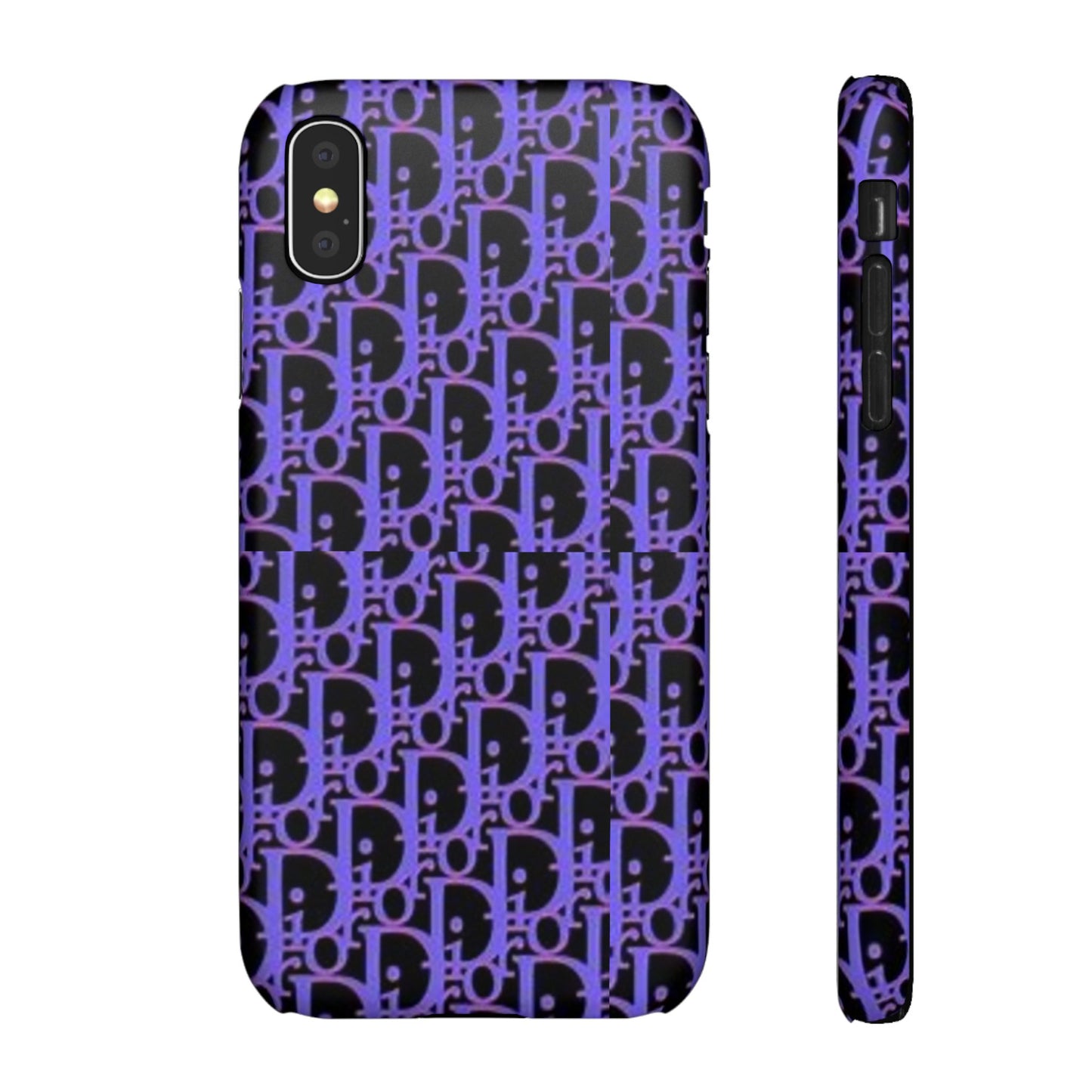 purple DIOR phone case