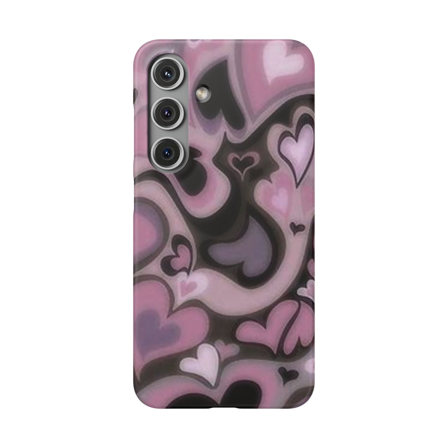 hearts pattern phone case