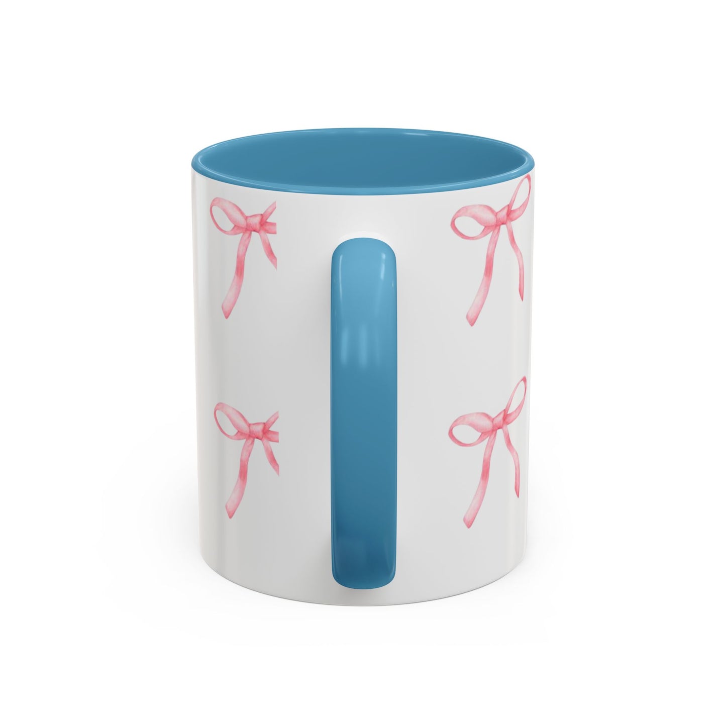 pink bow Accent Coffee Mug (11, 15oz)