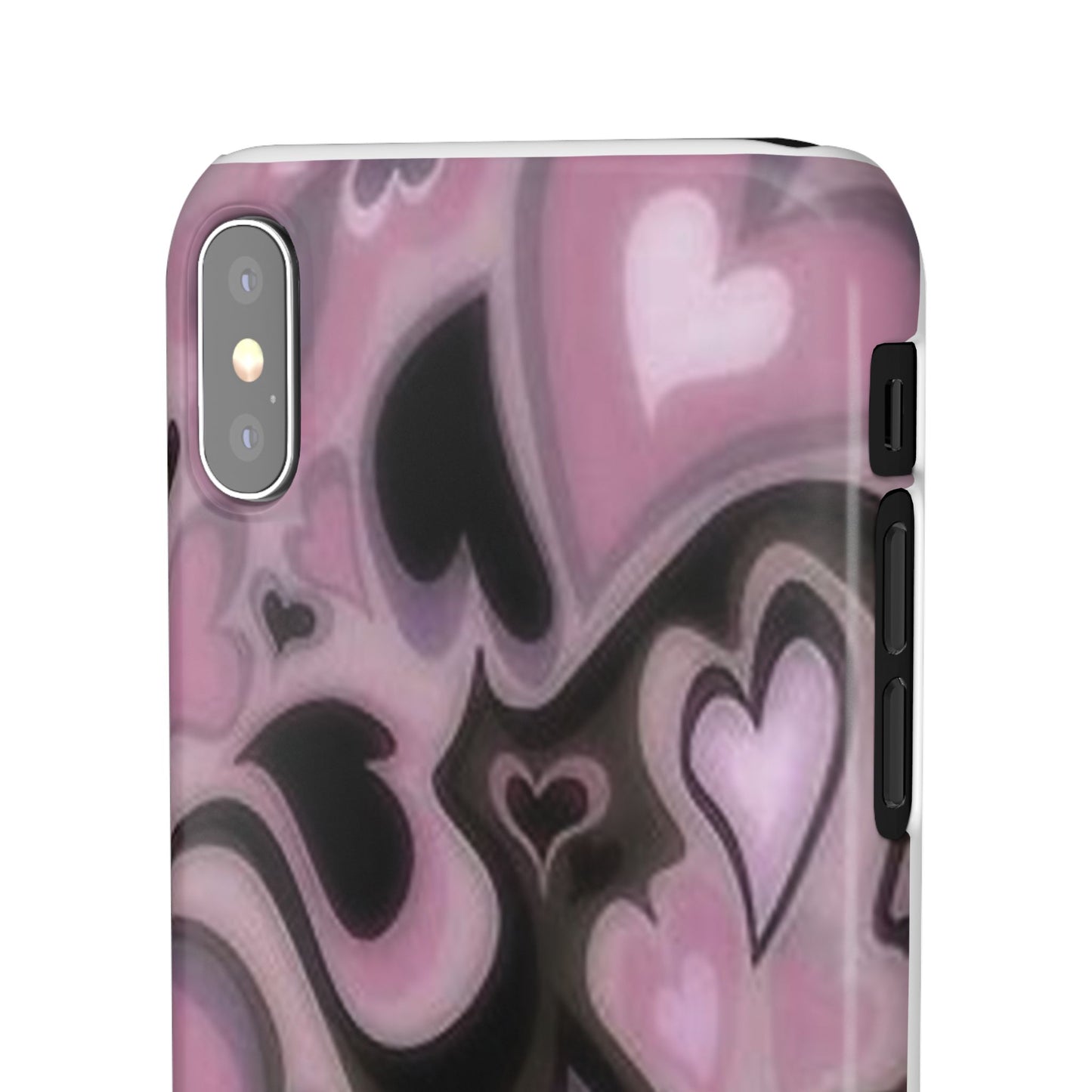 hearts pattern phone case