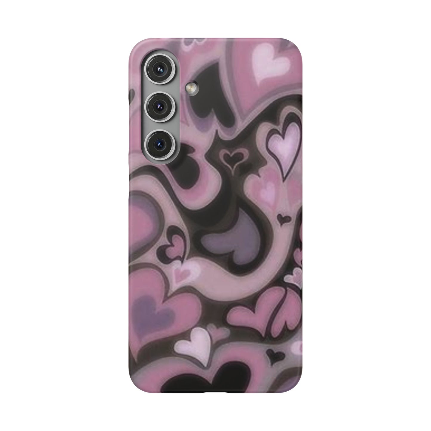 hearts pattern phone case