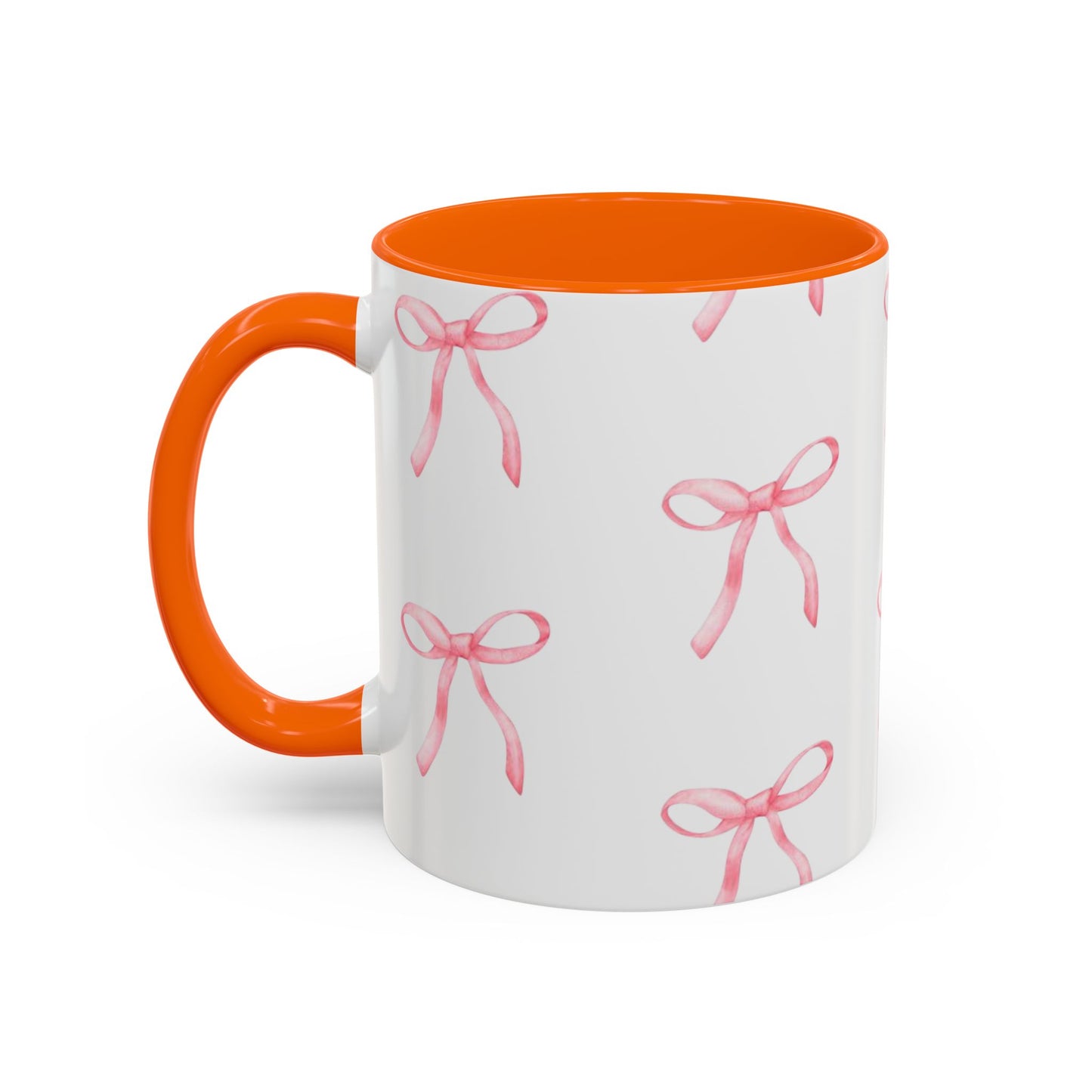 pink bow Accent Coffee Mug (11, 15oz)