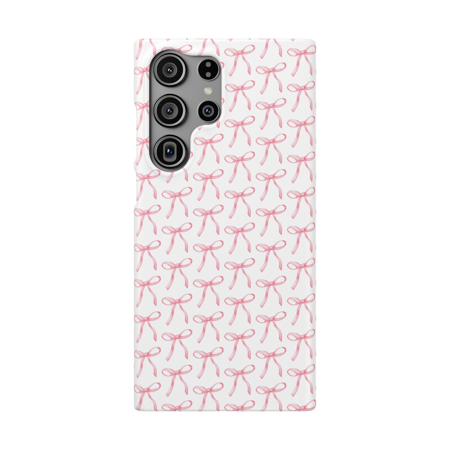 pink bow pattern phone case