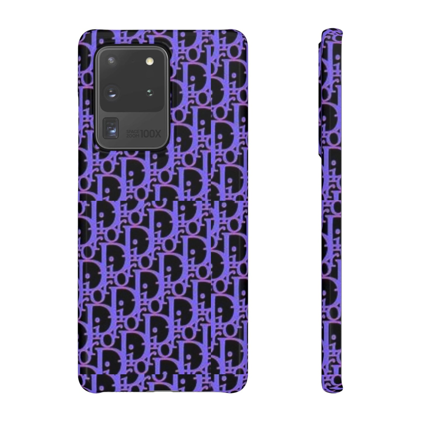 purple DIOR phone case