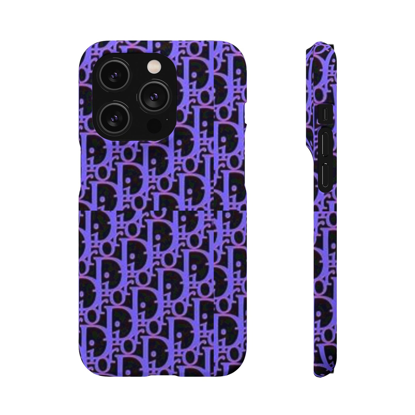 purple DIOR phone case