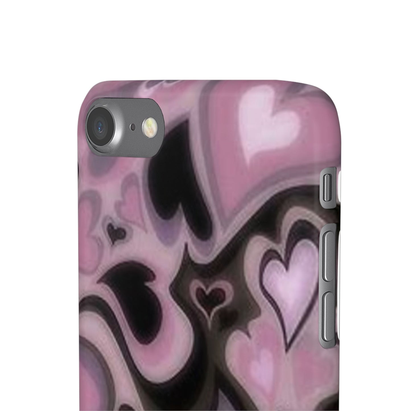 hearts pattern phone case