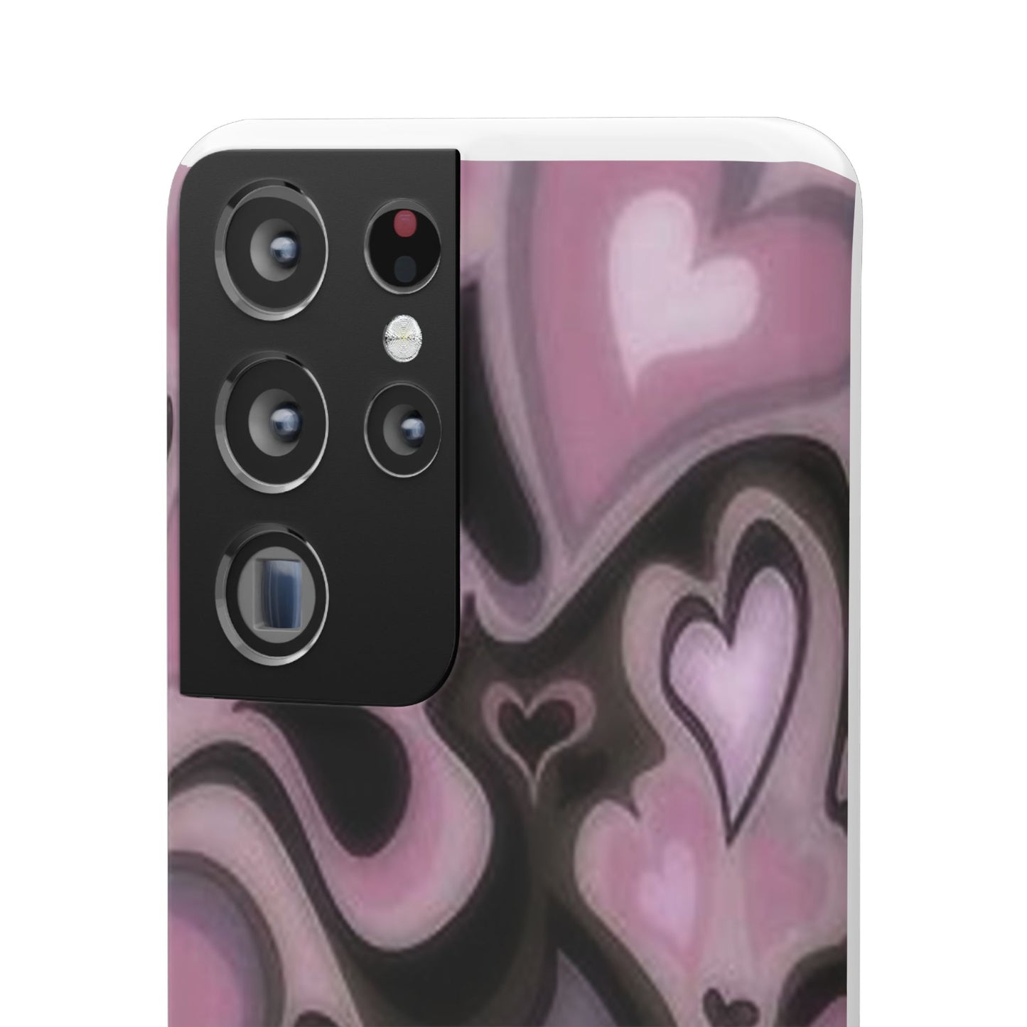 hearts pattern phone case