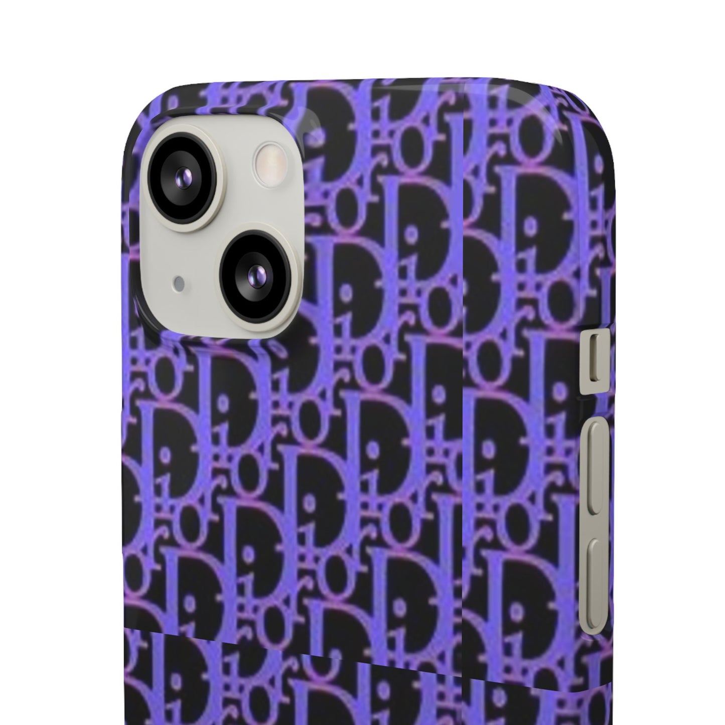 purple DIOR phone case