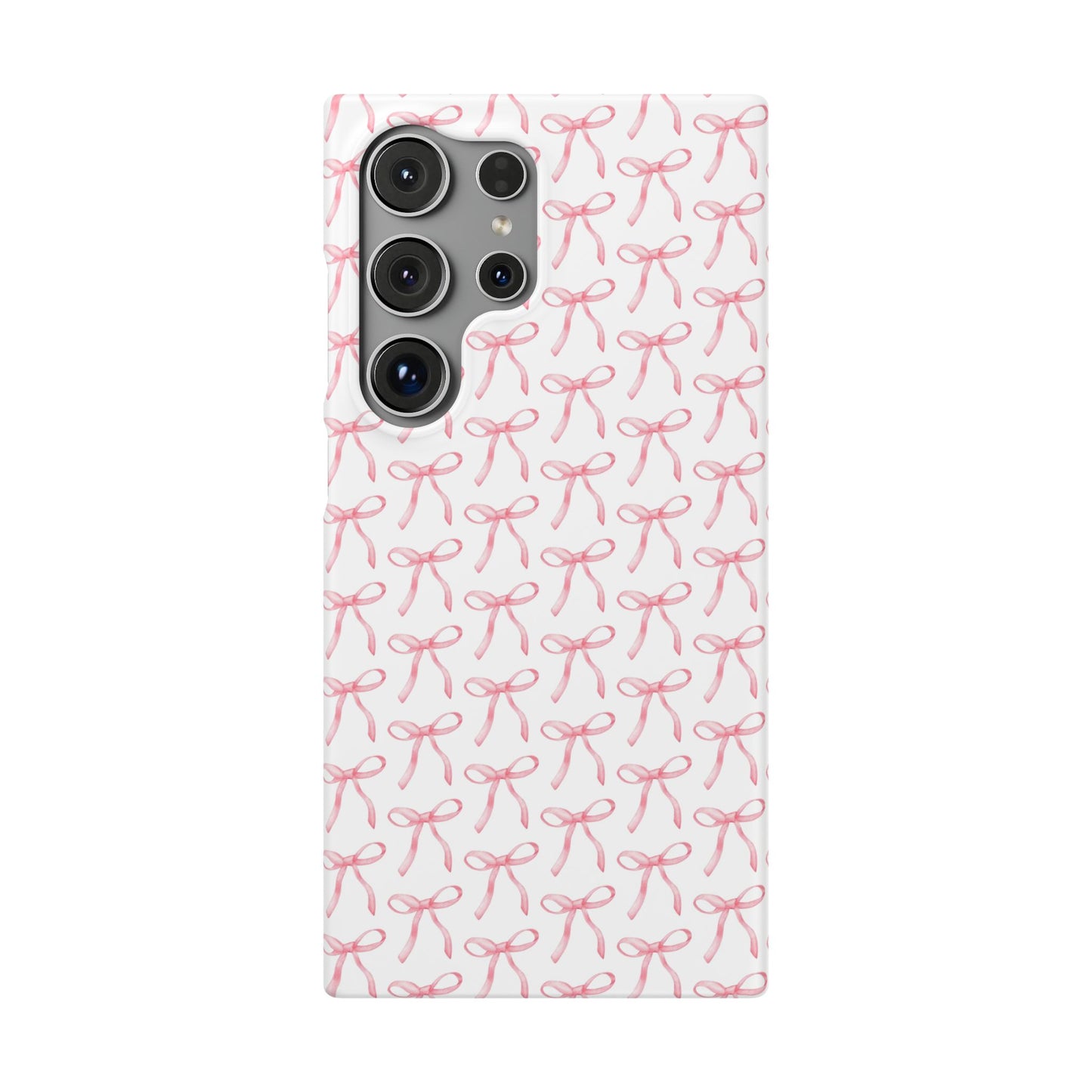 pink bow pattern phone case