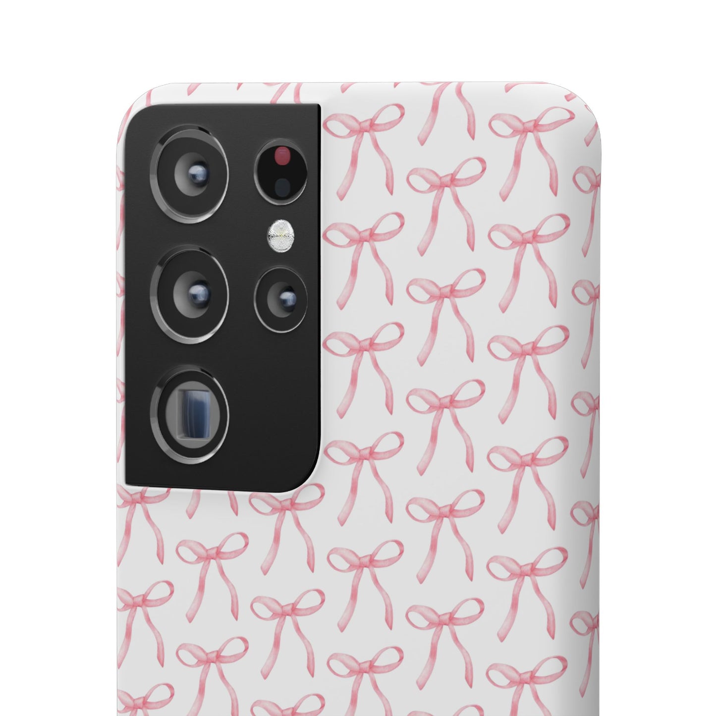 pink bow pattern phone case