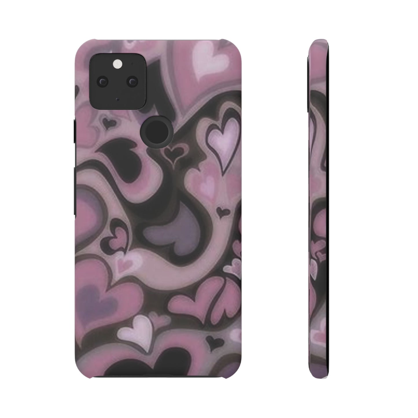 hearts pattern phone case