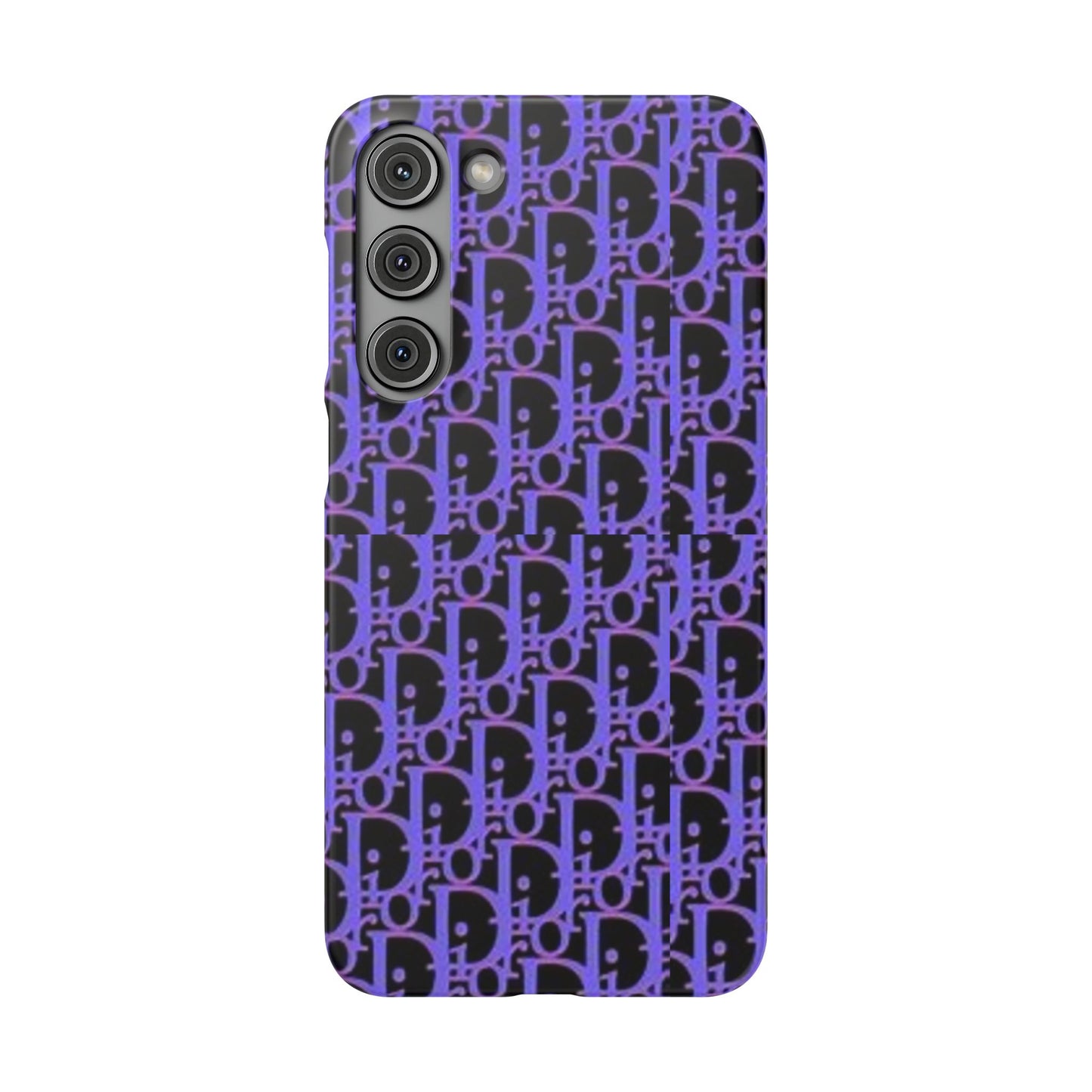 purple DIOR phone case