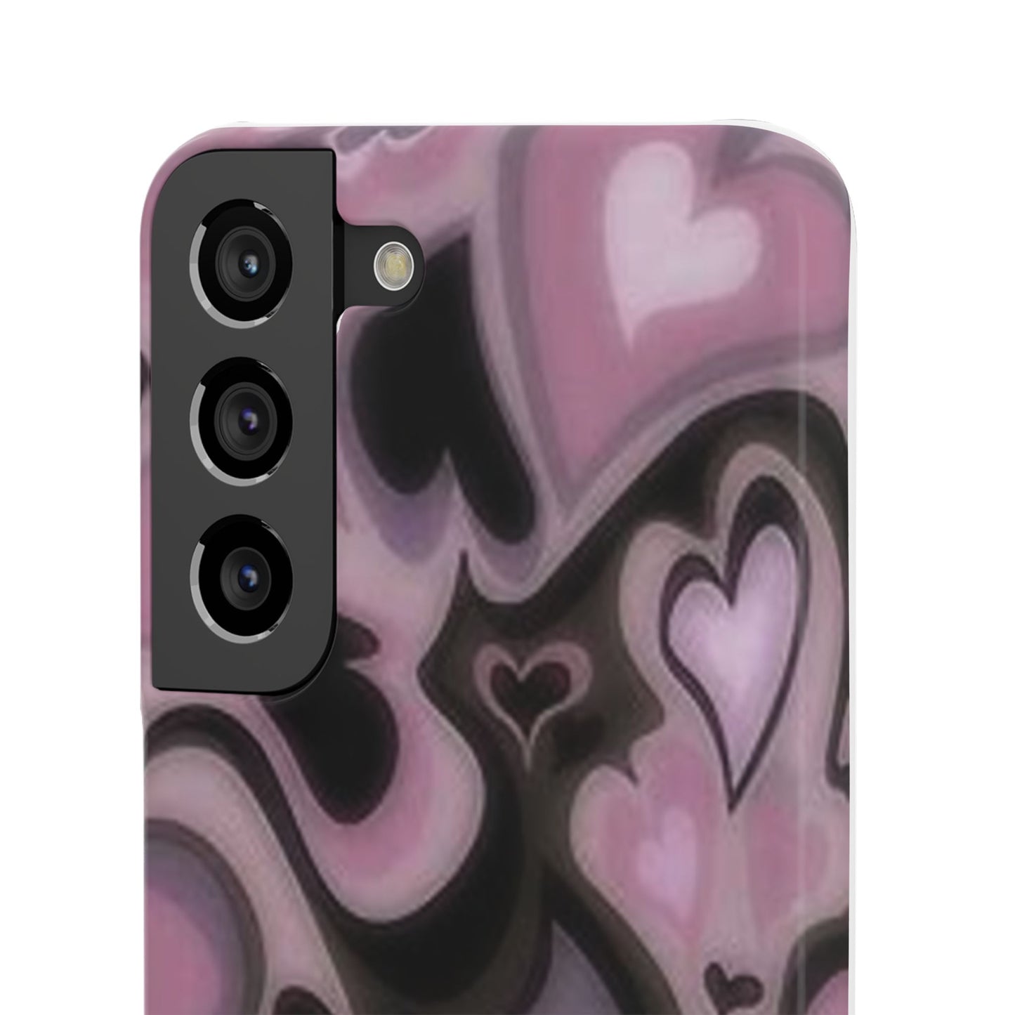 hearts pattern phone case