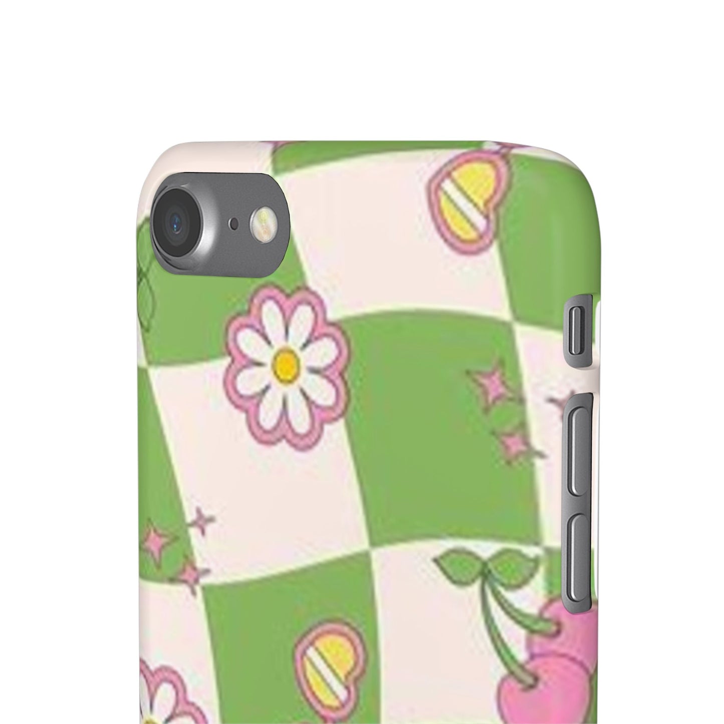 green indie pattern phone case