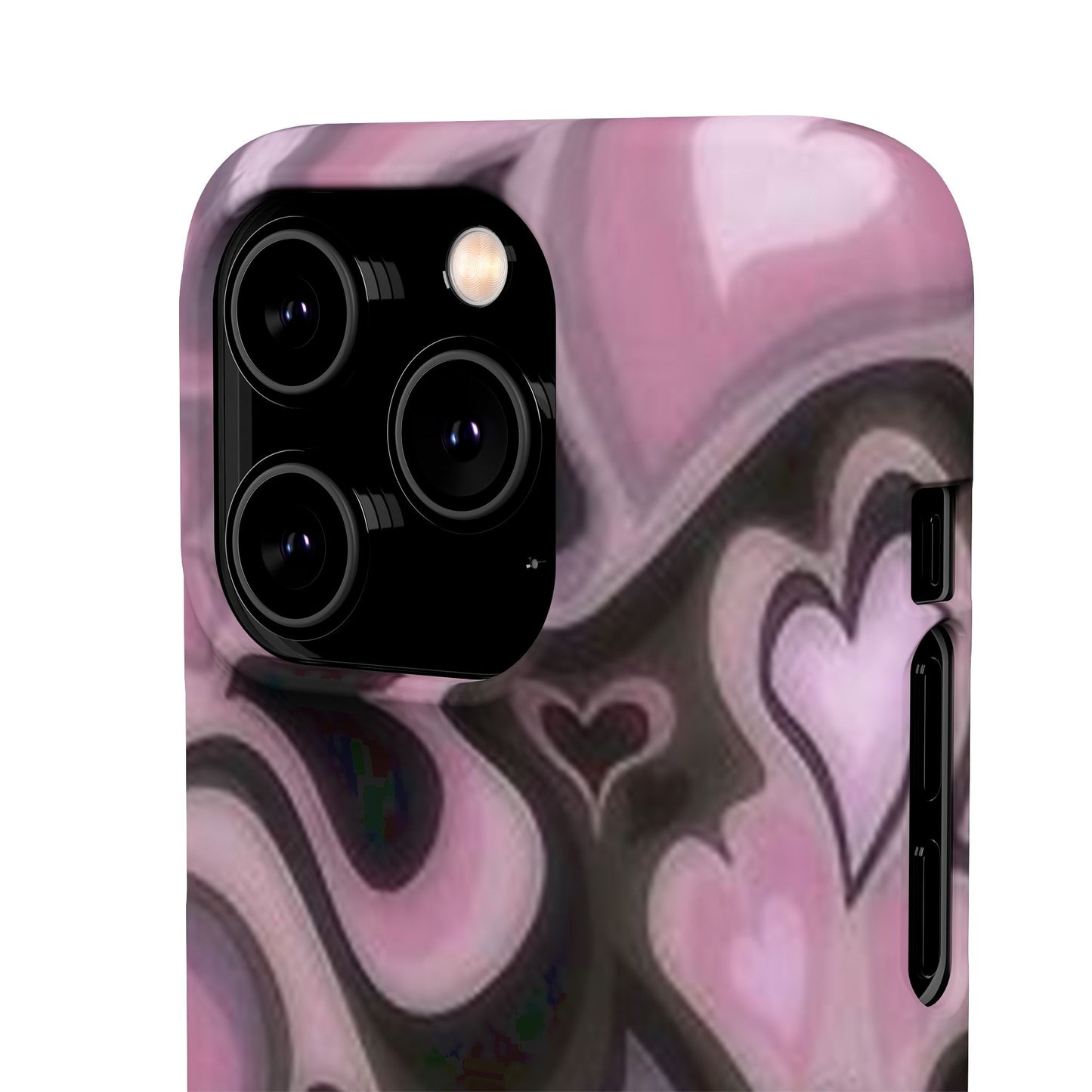 hearts pattern phone case