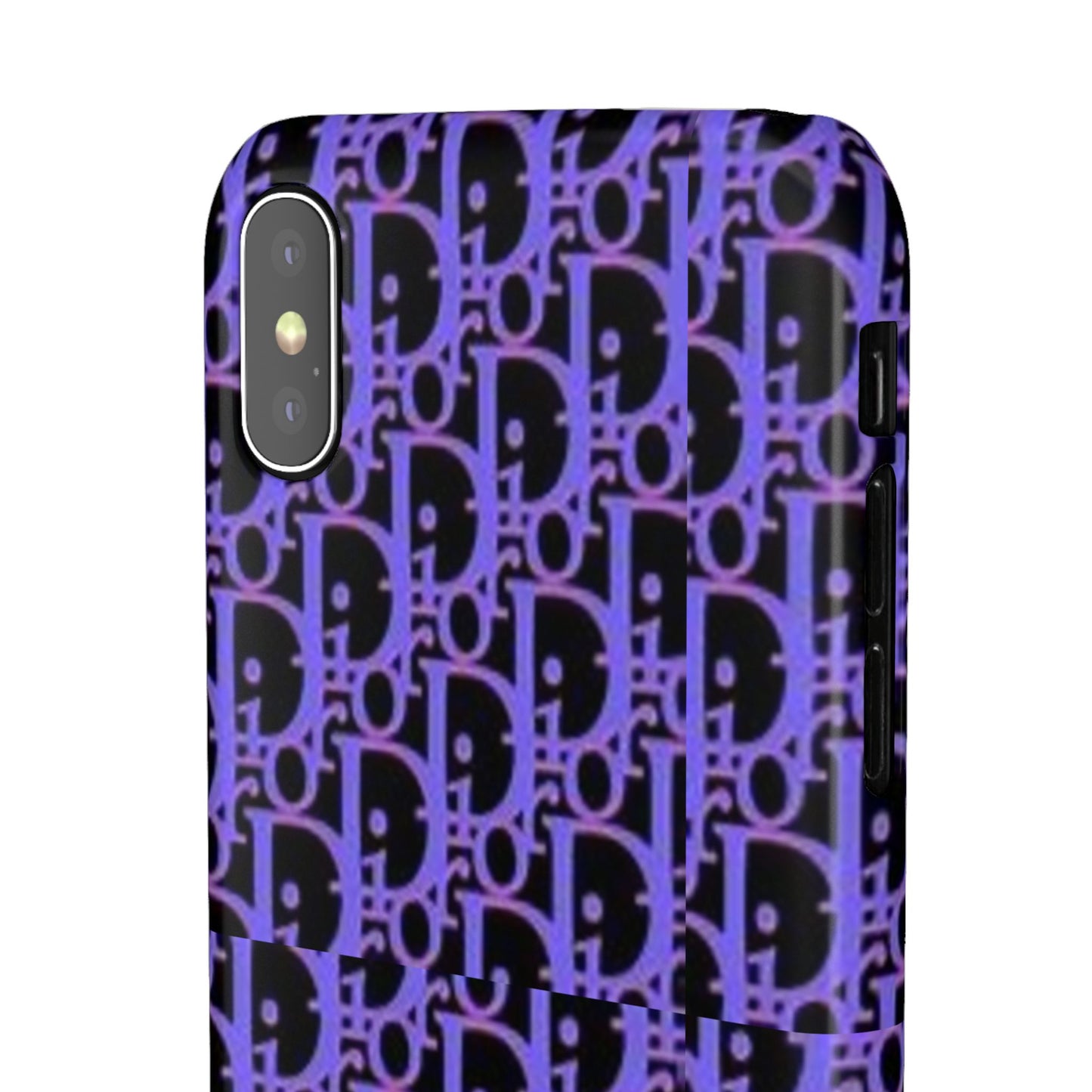 purple DIOR phone case