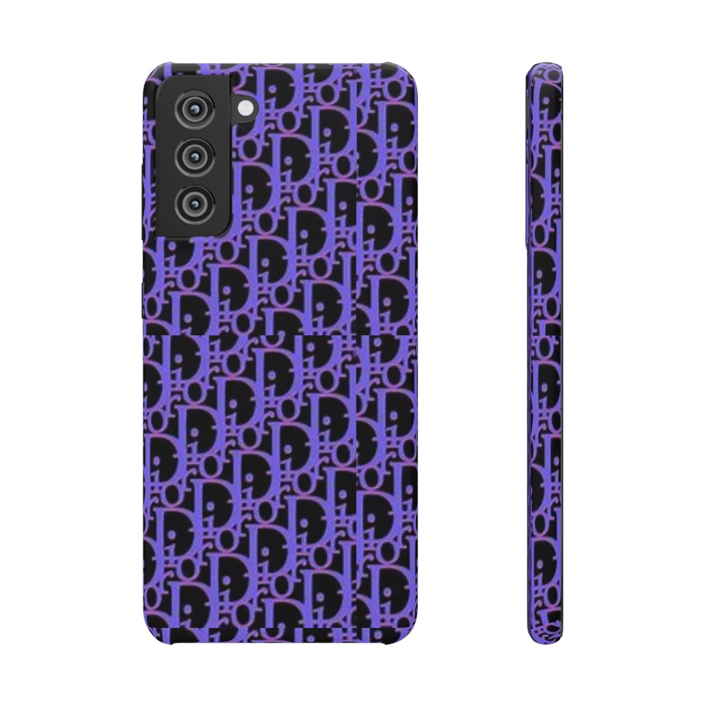 purple DIOR phone case