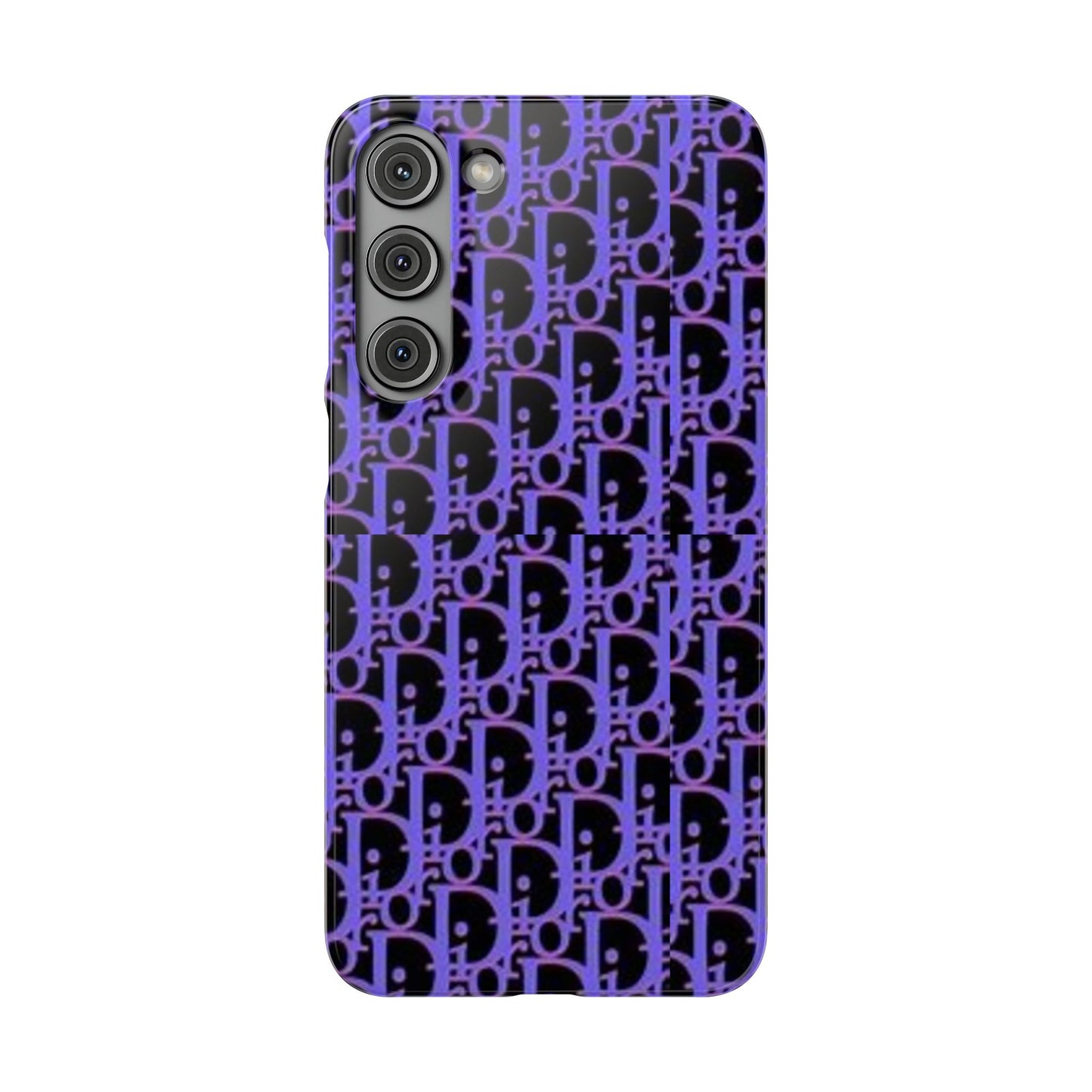 purple DIOR phone case