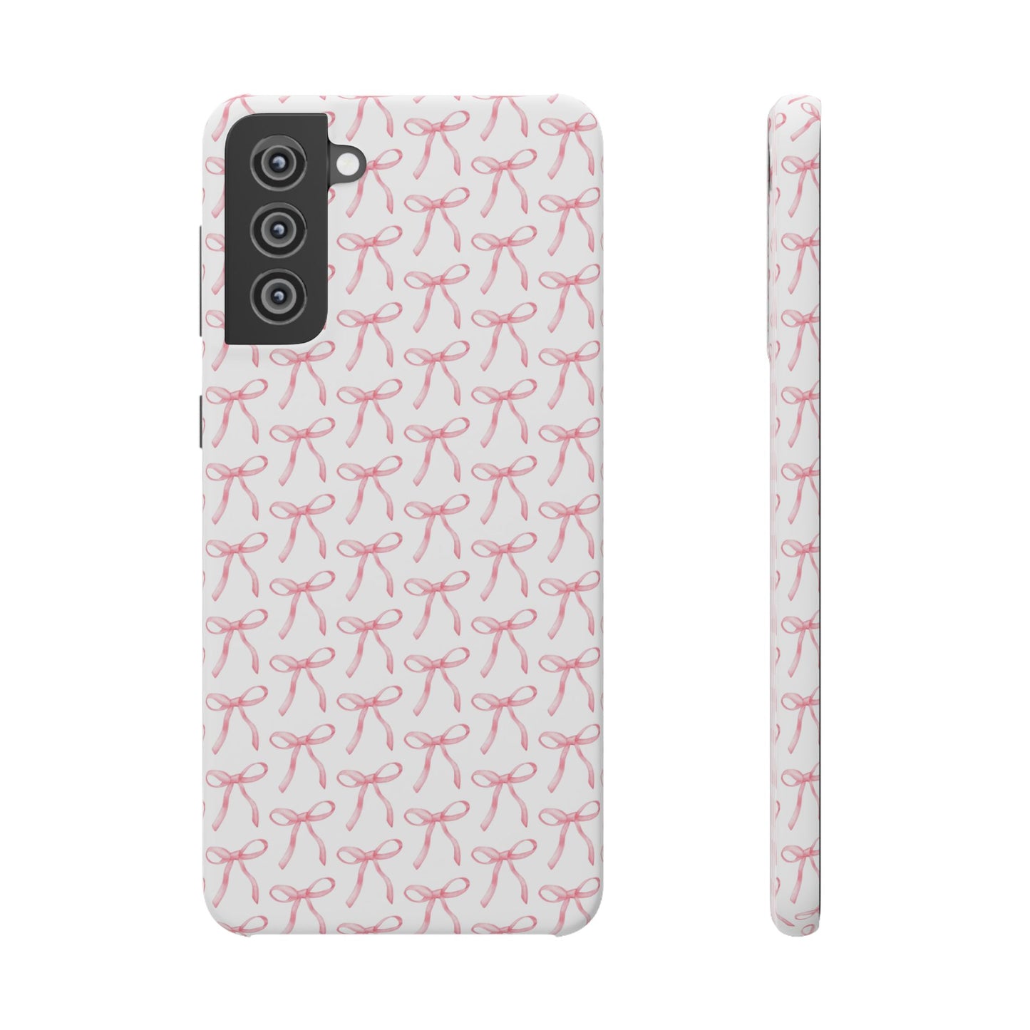 pink bow pattern phone case