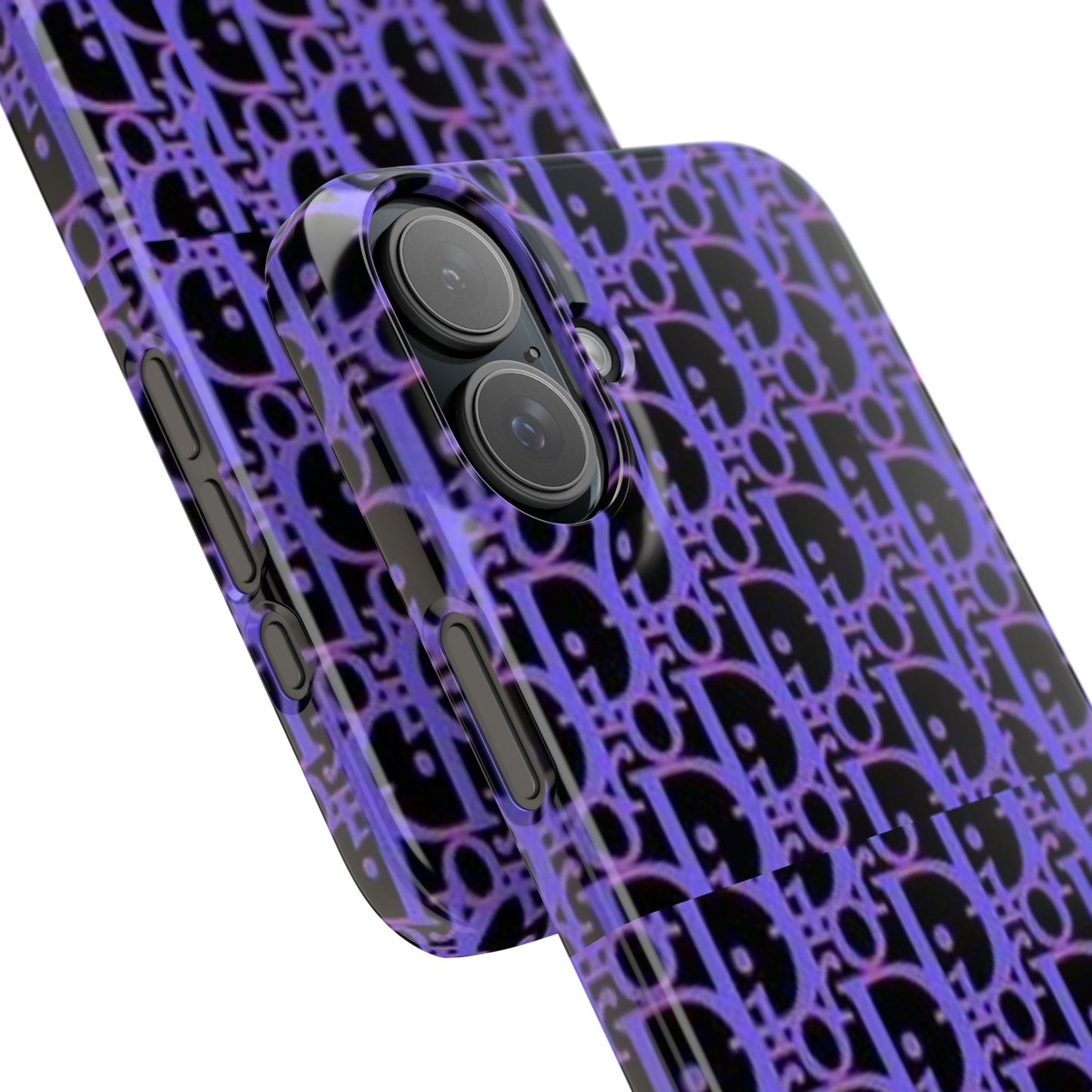 purple DIOR phone case