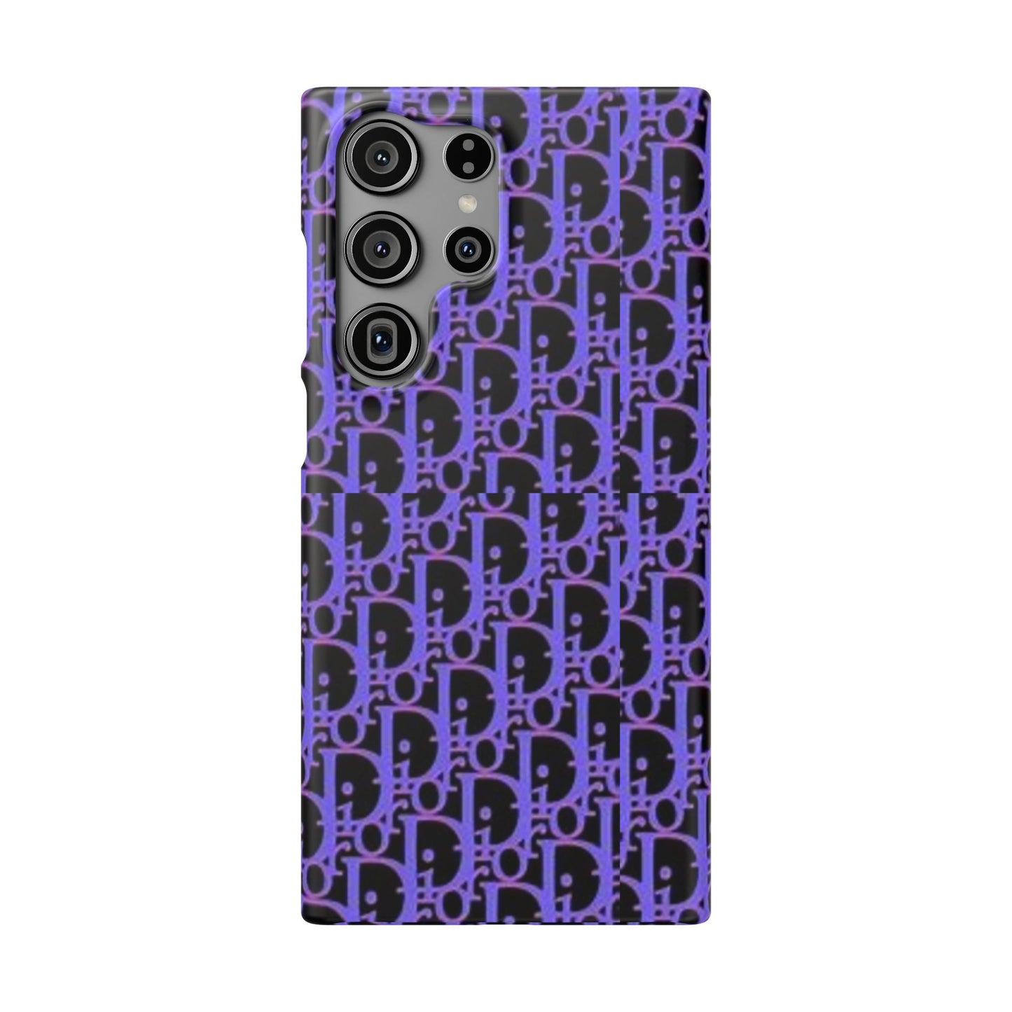 purple DIOR phone case