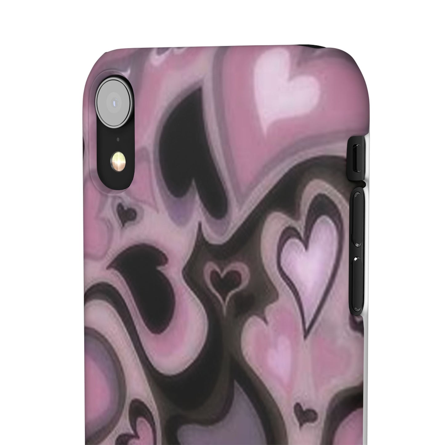 hearts pattern phone case