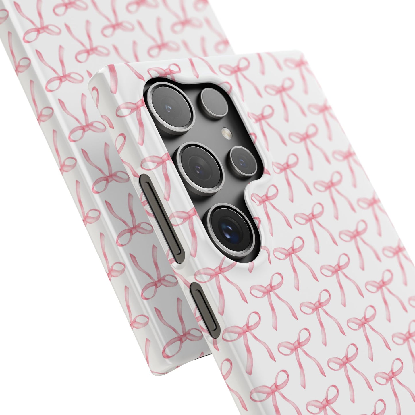 pink bow pattern phone case