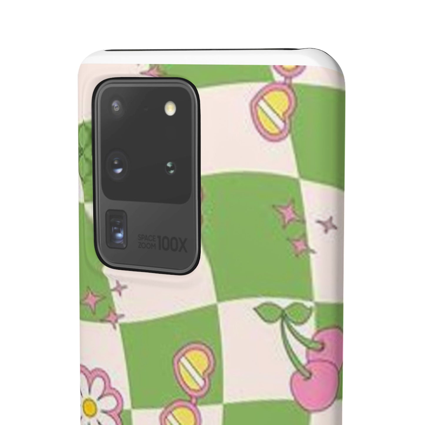 green indie pattern phone case