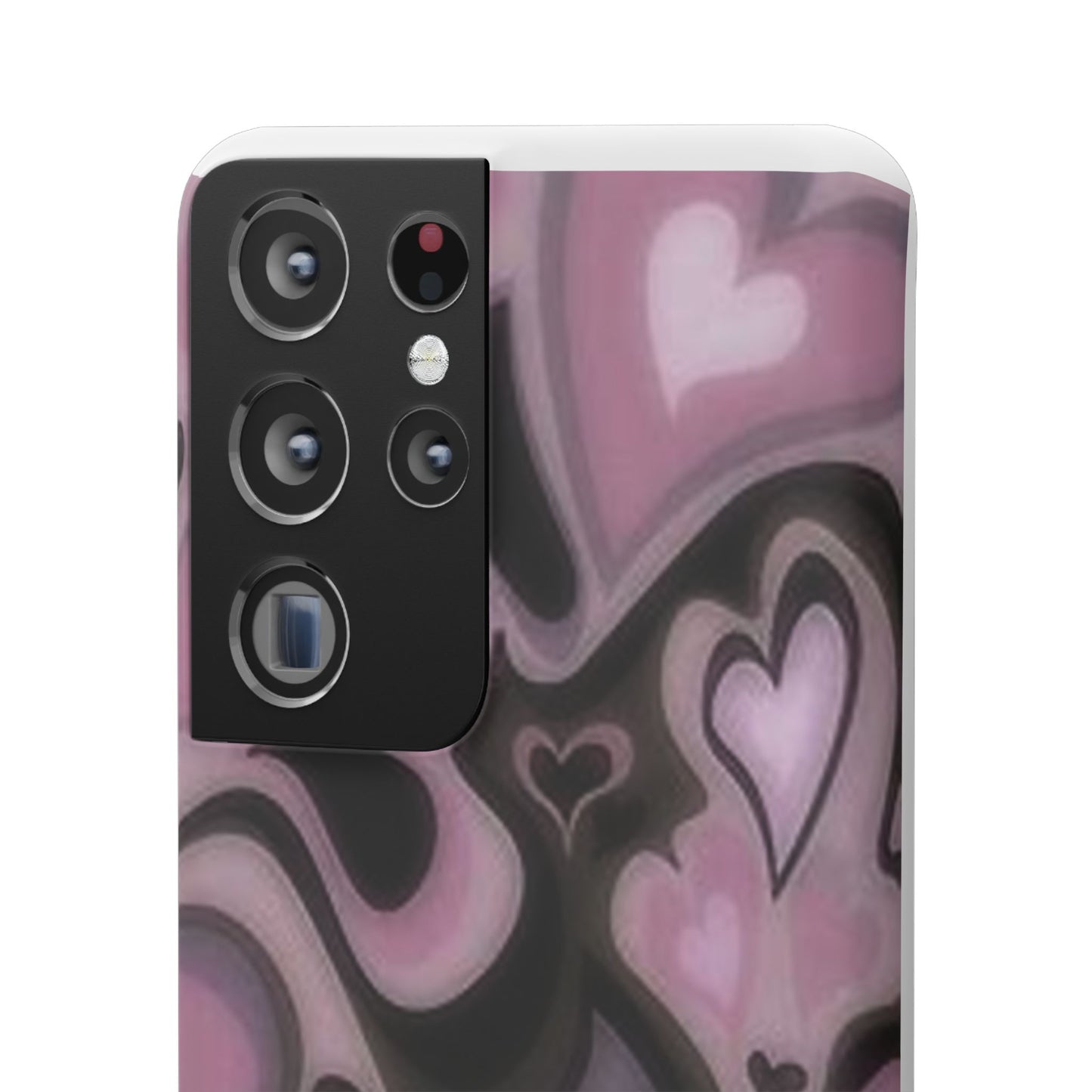 hearts pattern phone case